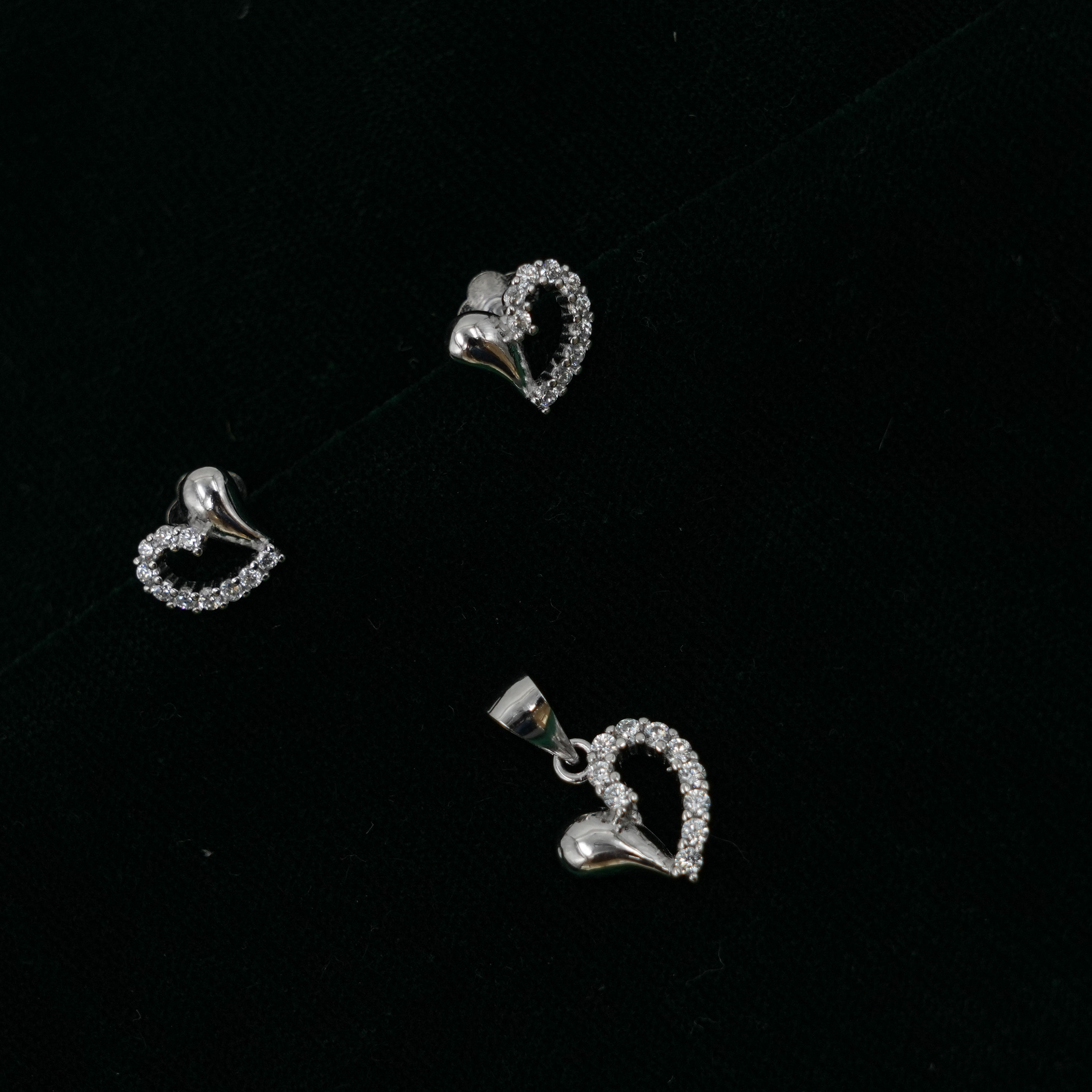 Raag Silver Jewellery - Silver Heart Pendant