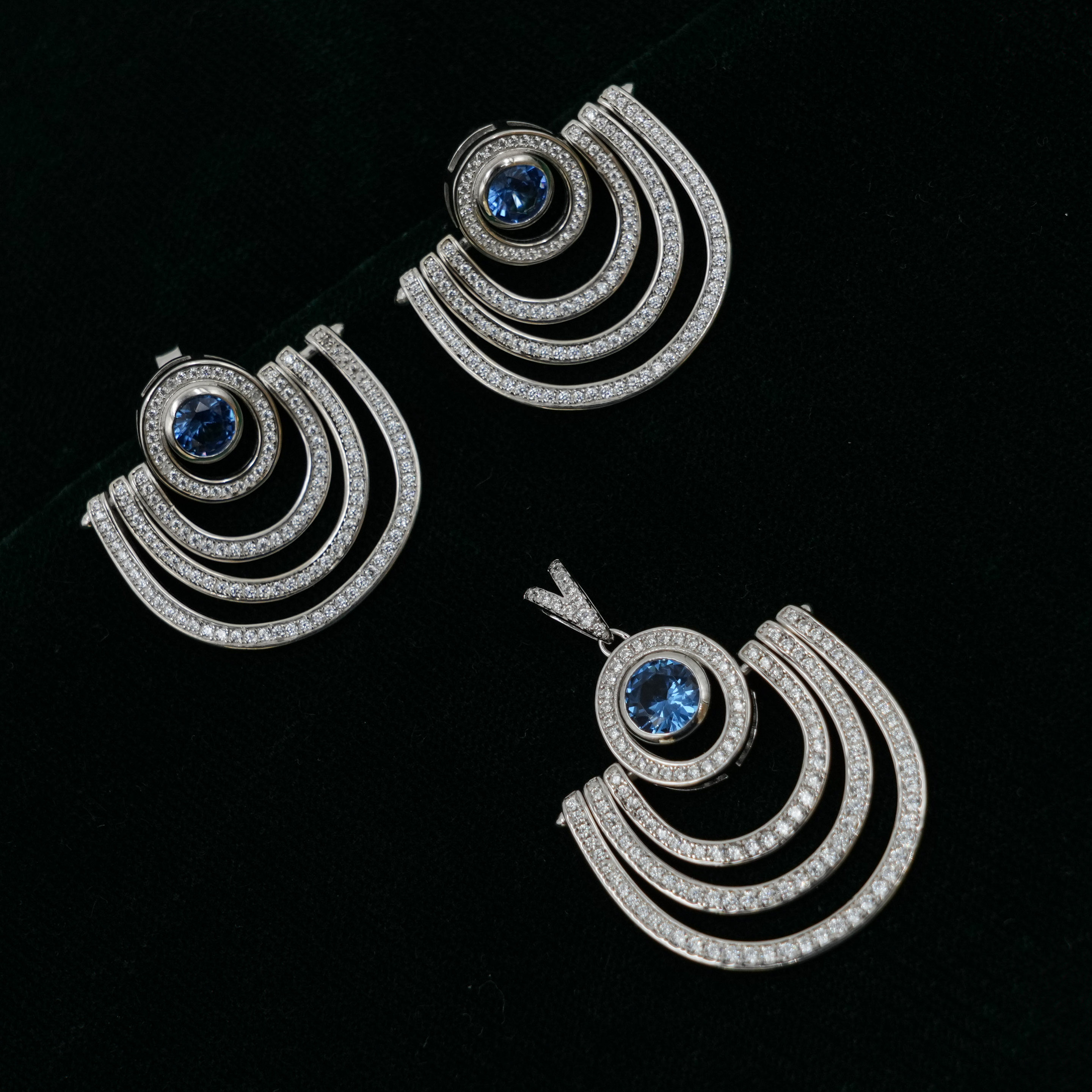Raag Silver Jewellery - Silver Pendant Set