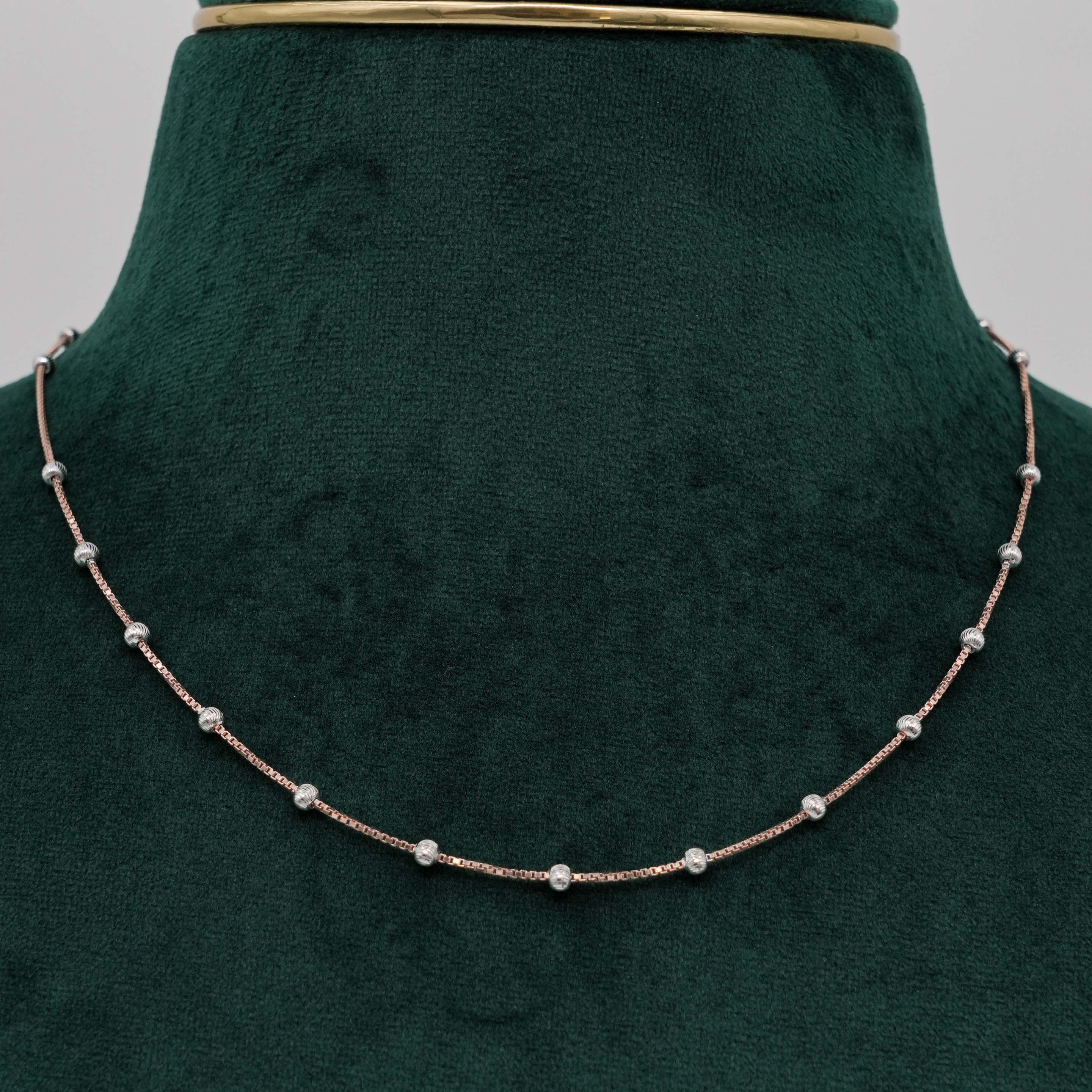 Raag Silver Jewellery - Silver Beaded Necklace