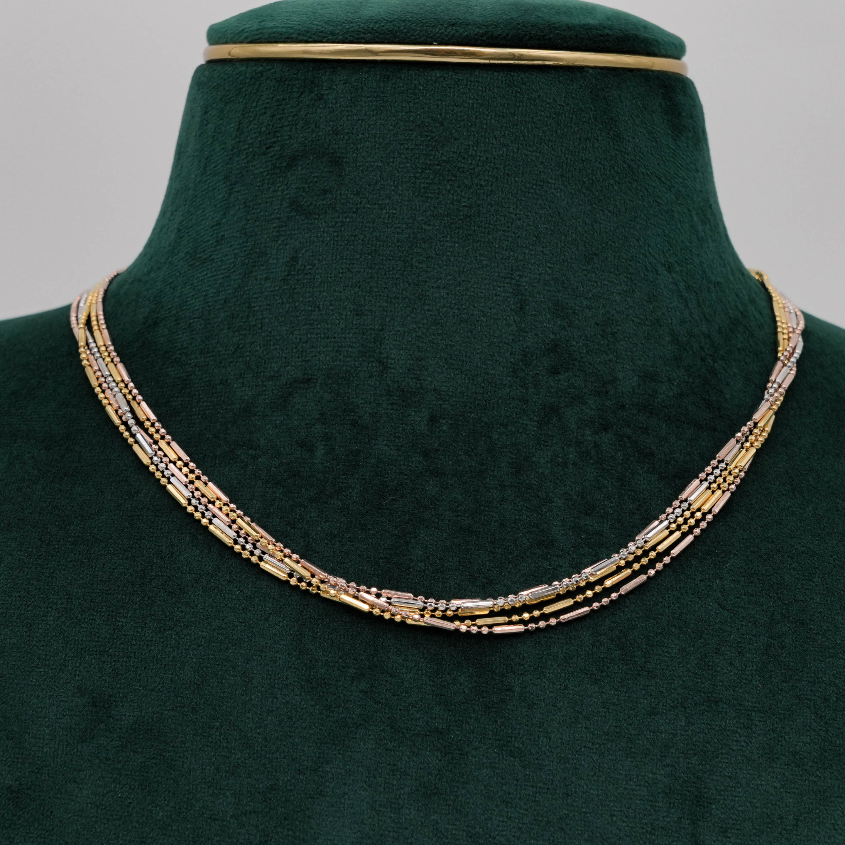 Raag Silver Jewellery - Beaded Layered Necklace