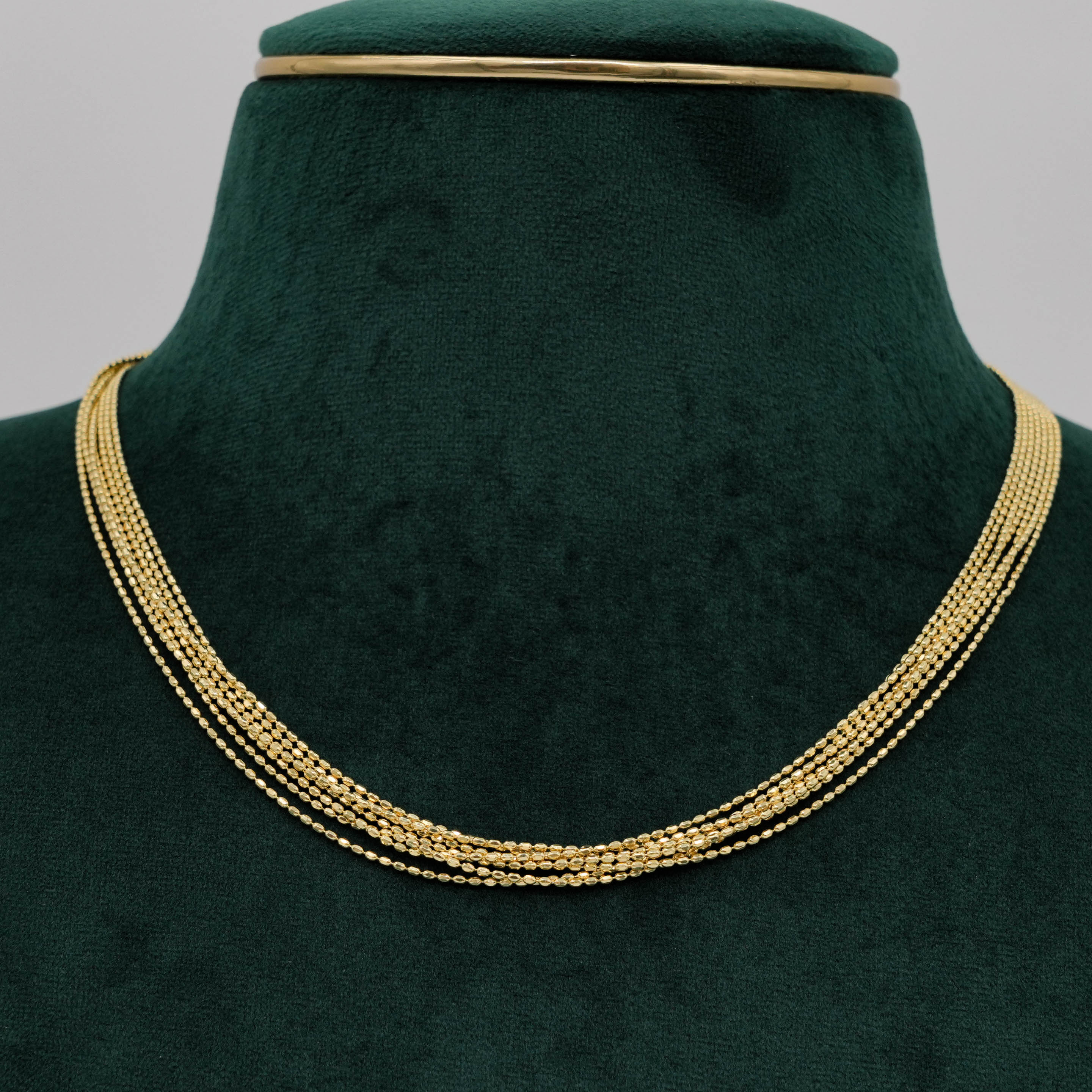 Raag Silver Jewellery - Beaded Chain Necklace