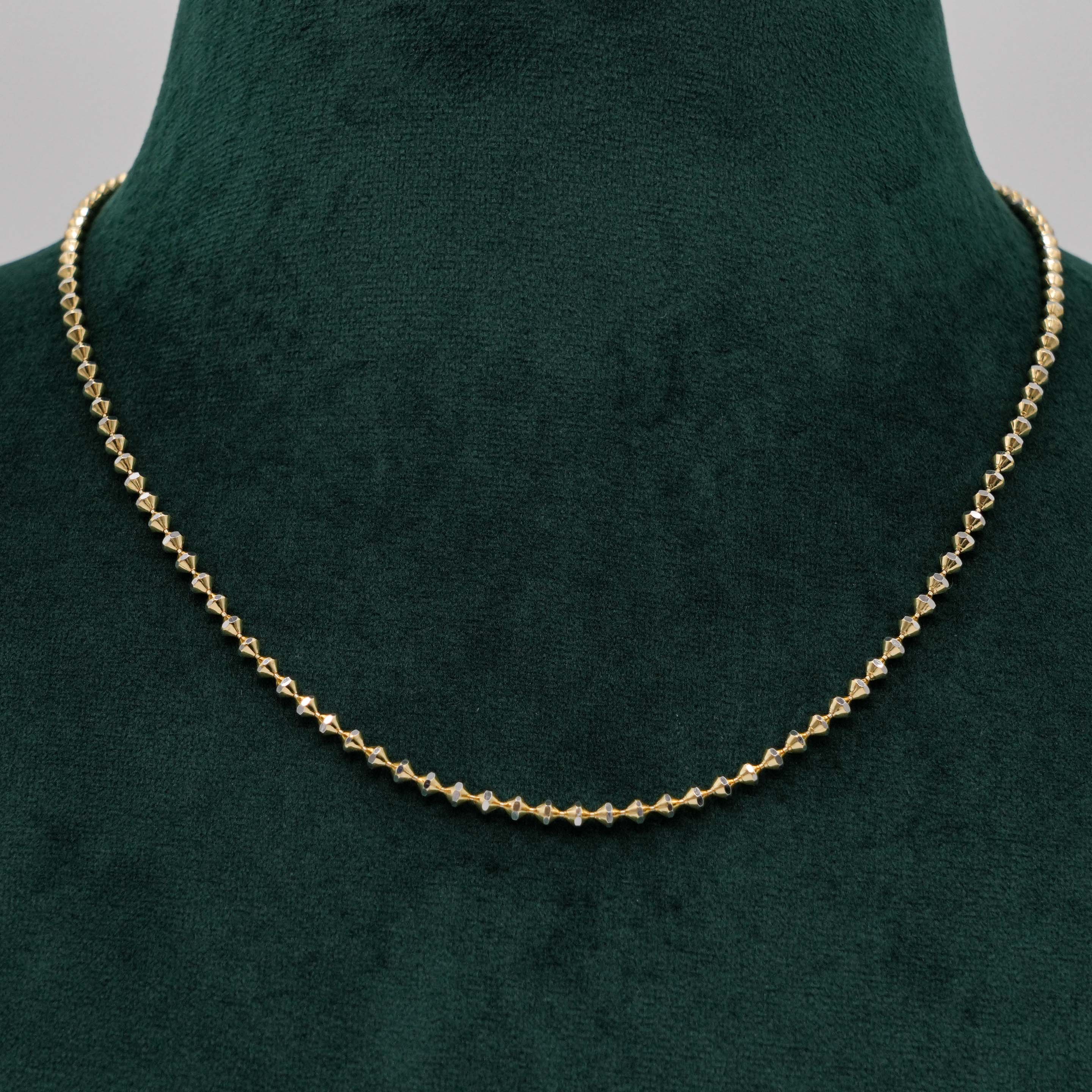 Raag Silver Jewellery - Beaded Chain Necklace