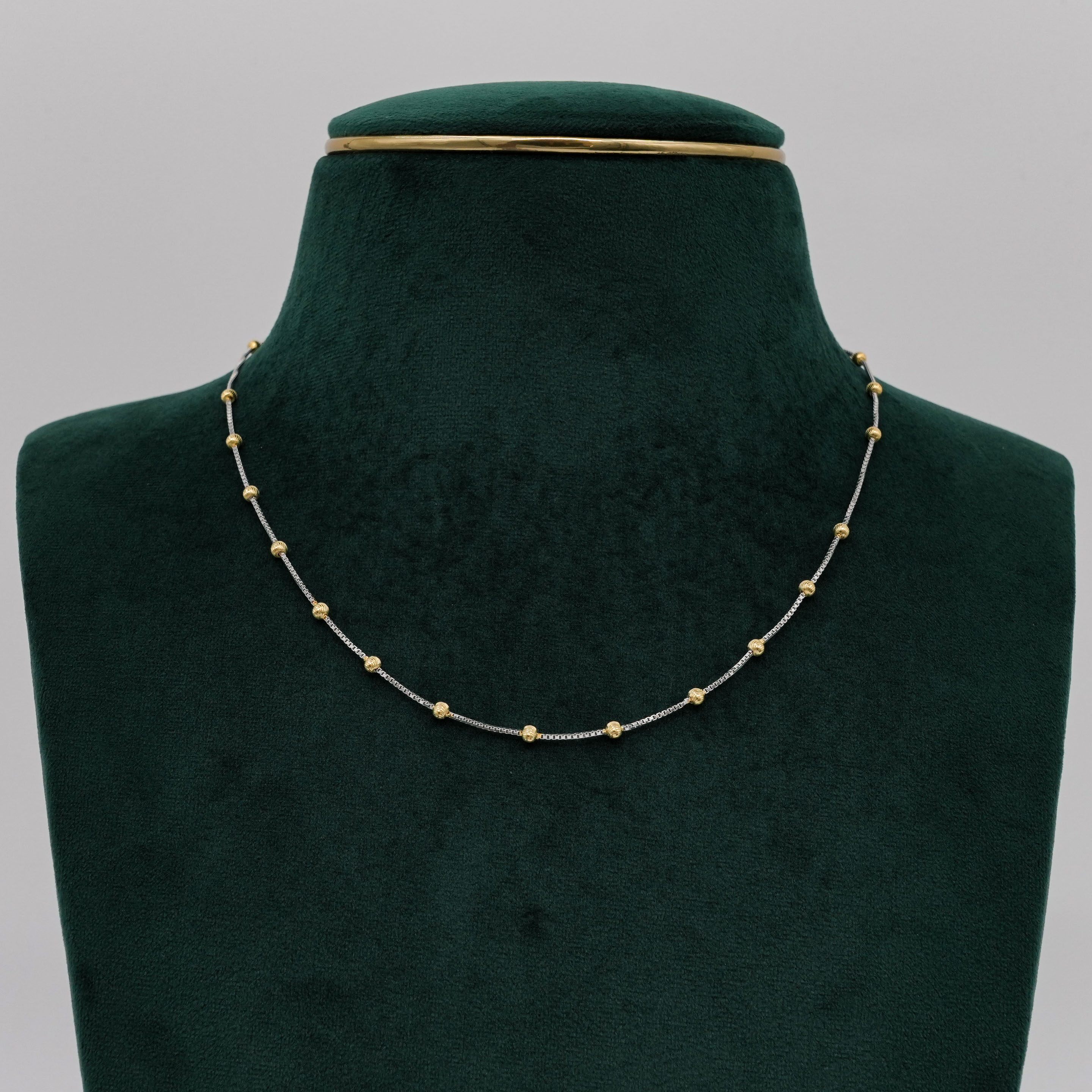 Raag Silver Jewellery - Beaded Silver Necklace