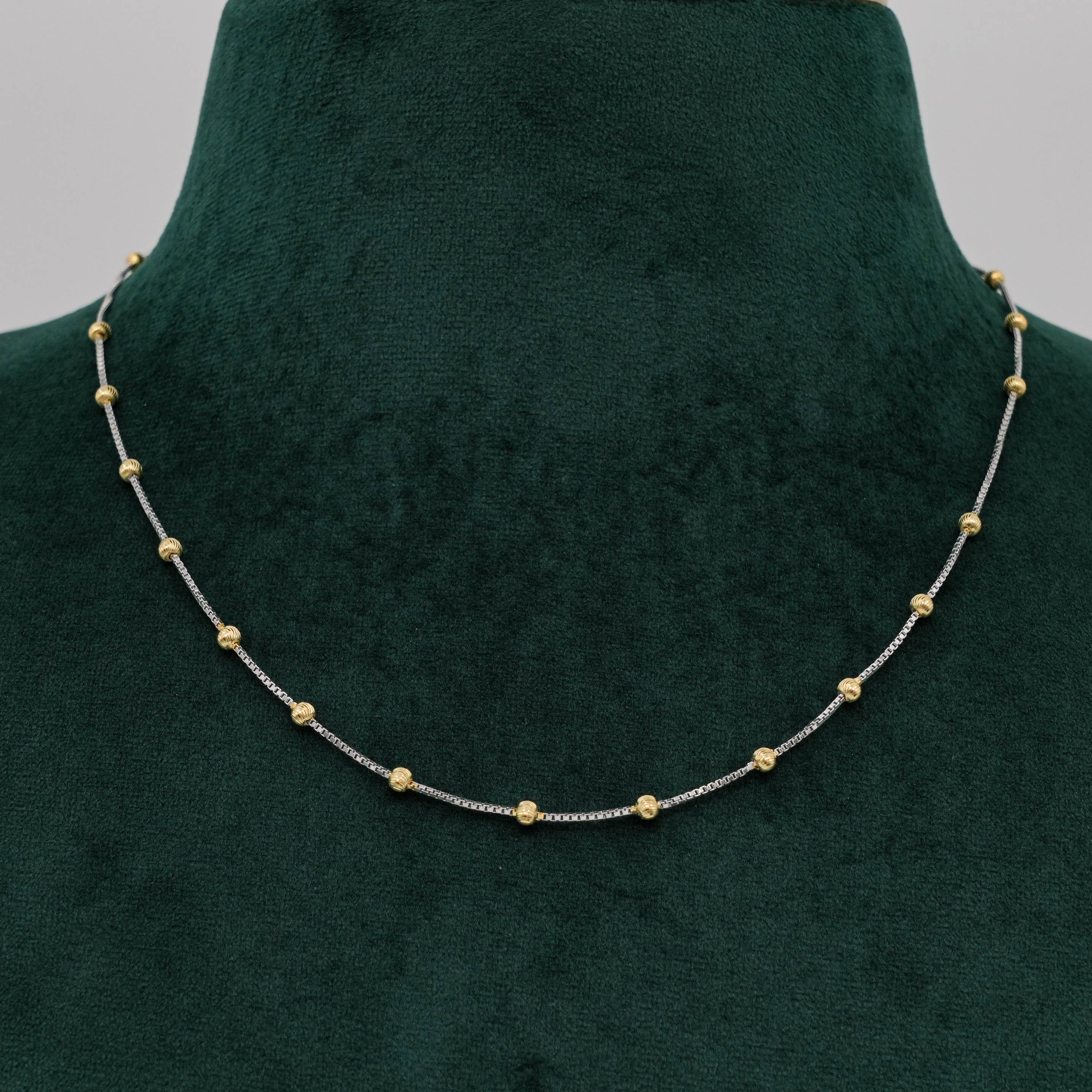 Raag Silver Jewellery - Beaded Silver Necklace