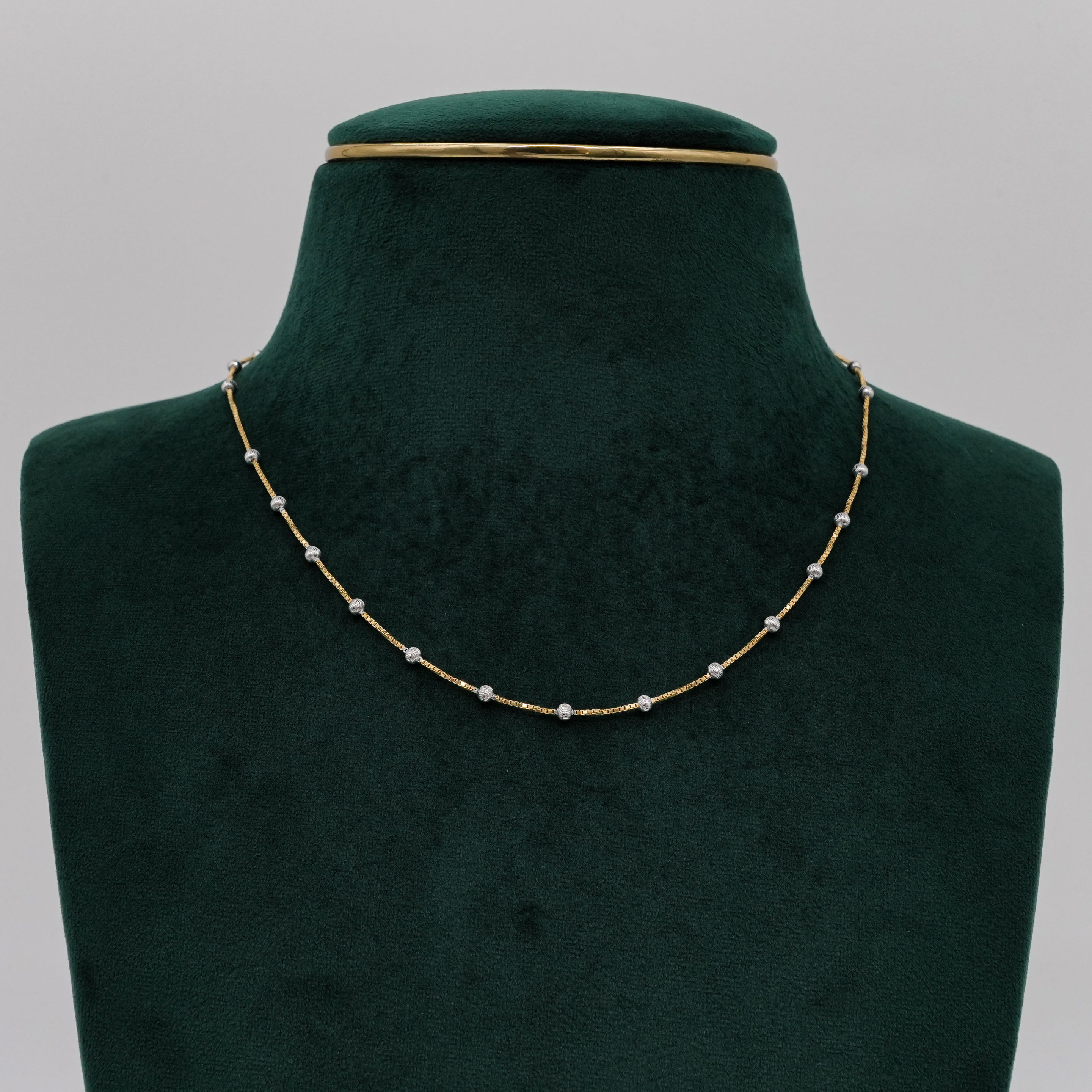 Raag Silver Jewellery - Beaded Silver Necklace