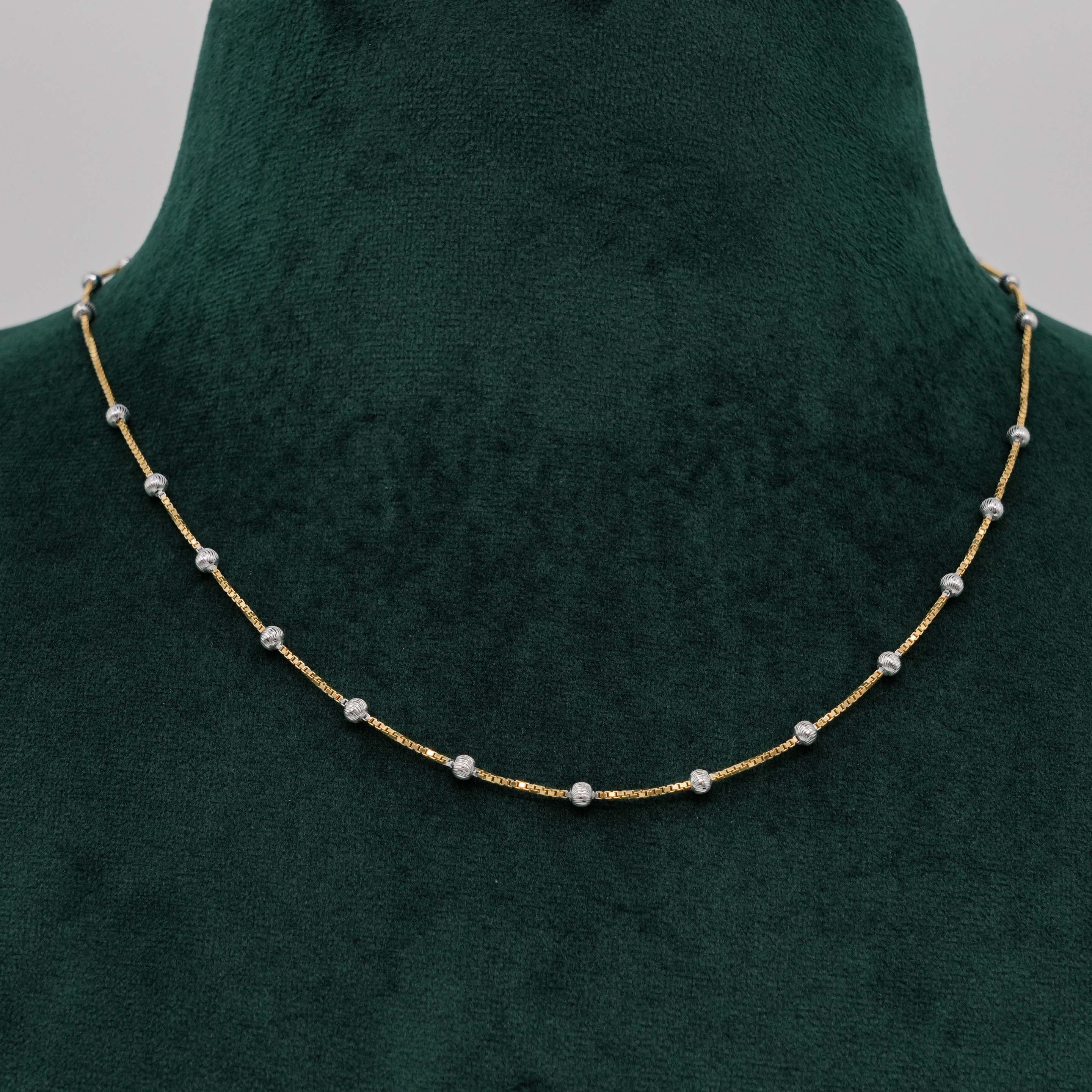 Raag Silver Jewellery - Beaded Silver Necklace