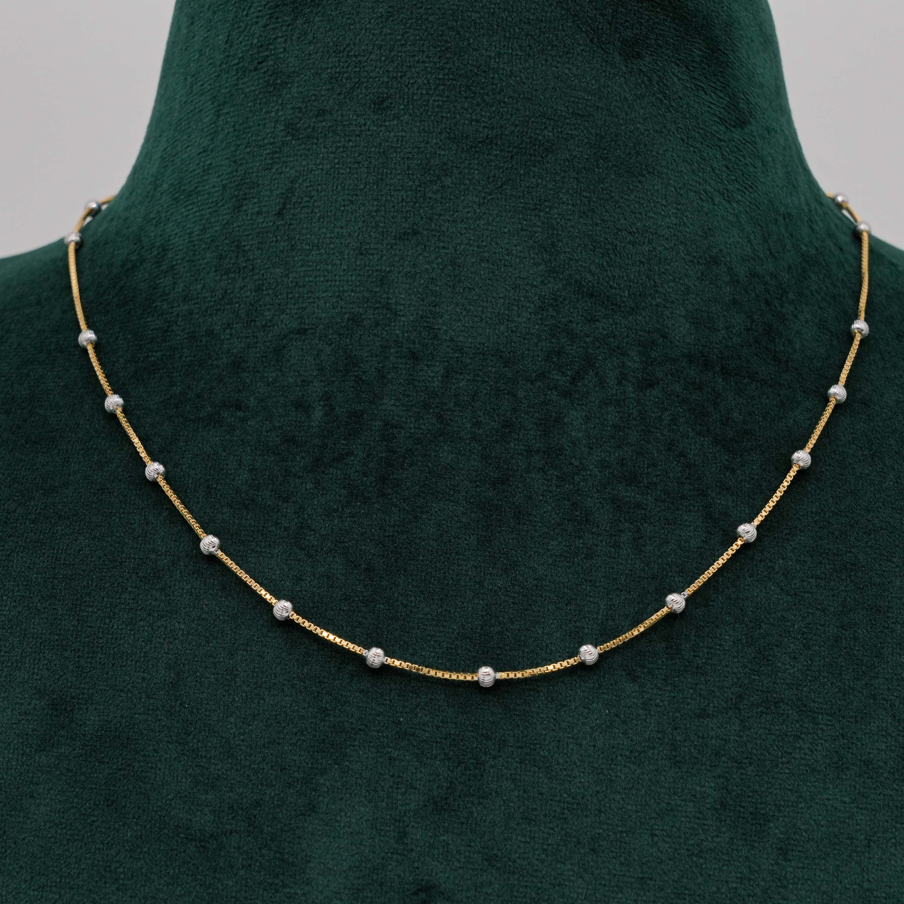 Raag Silver Jewellery - Silver Beaded Necklace