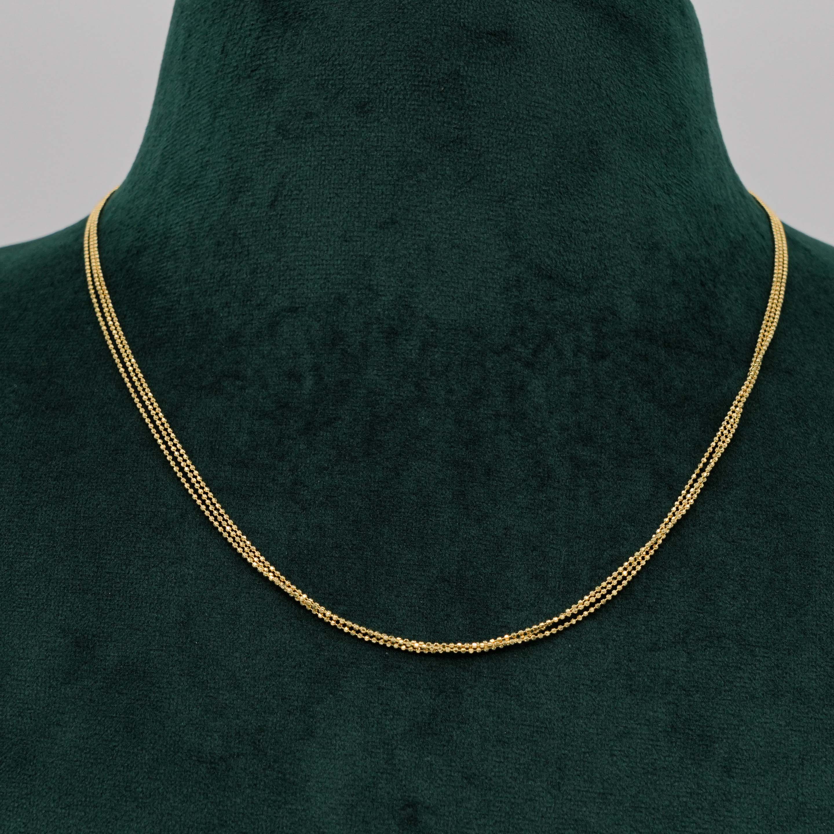 Raag Silver Jewellery - Gold Chain Necklace