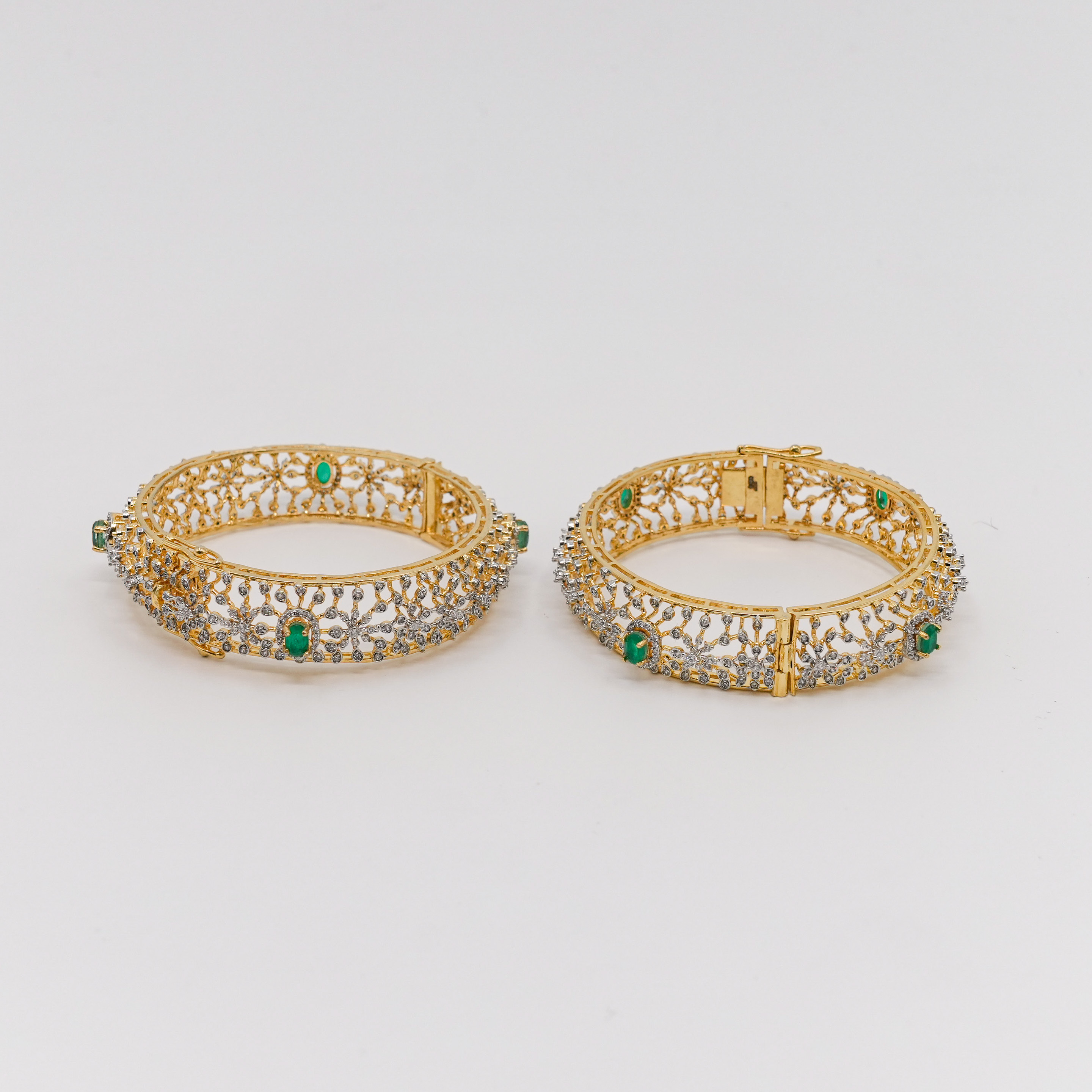 Raag Silver Jewellery - Stone Bangle Set