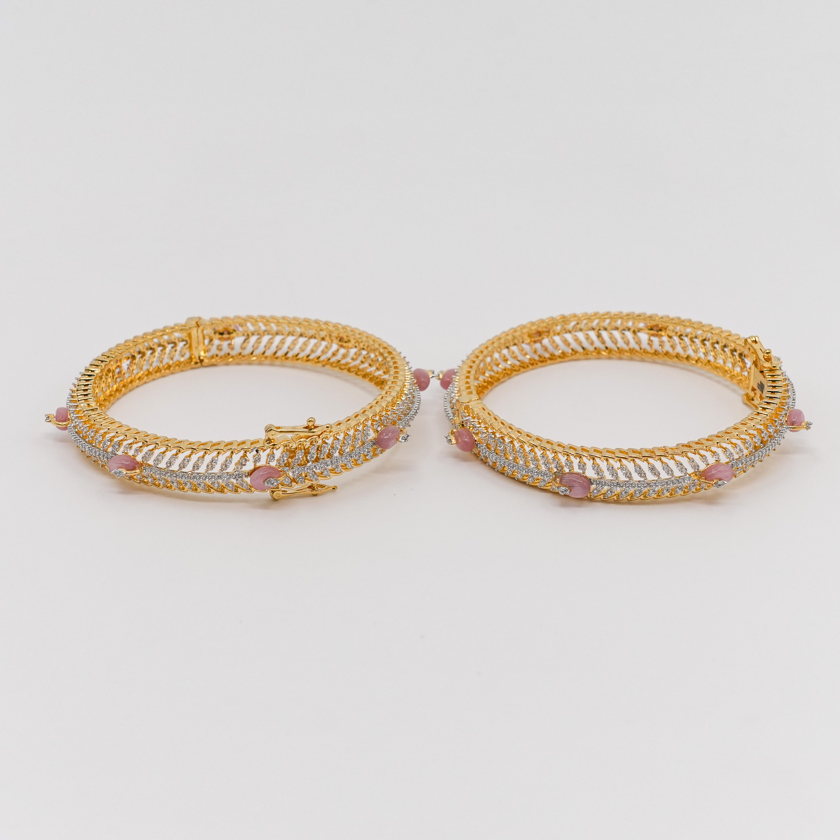 Raag Silver Jewellery - Silver Stone Bangles