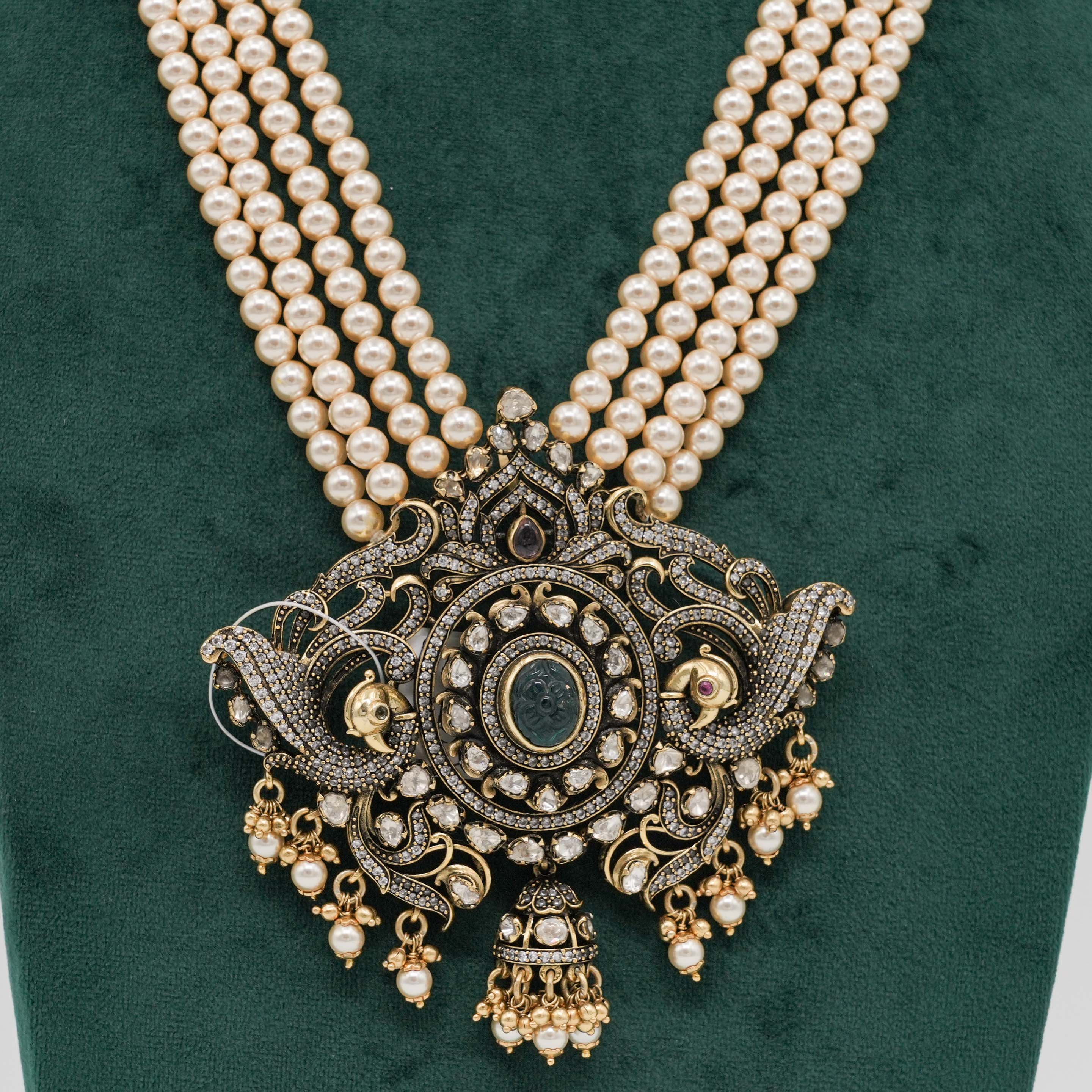 Raag Silver Jewellery - Pearl Necklace Set