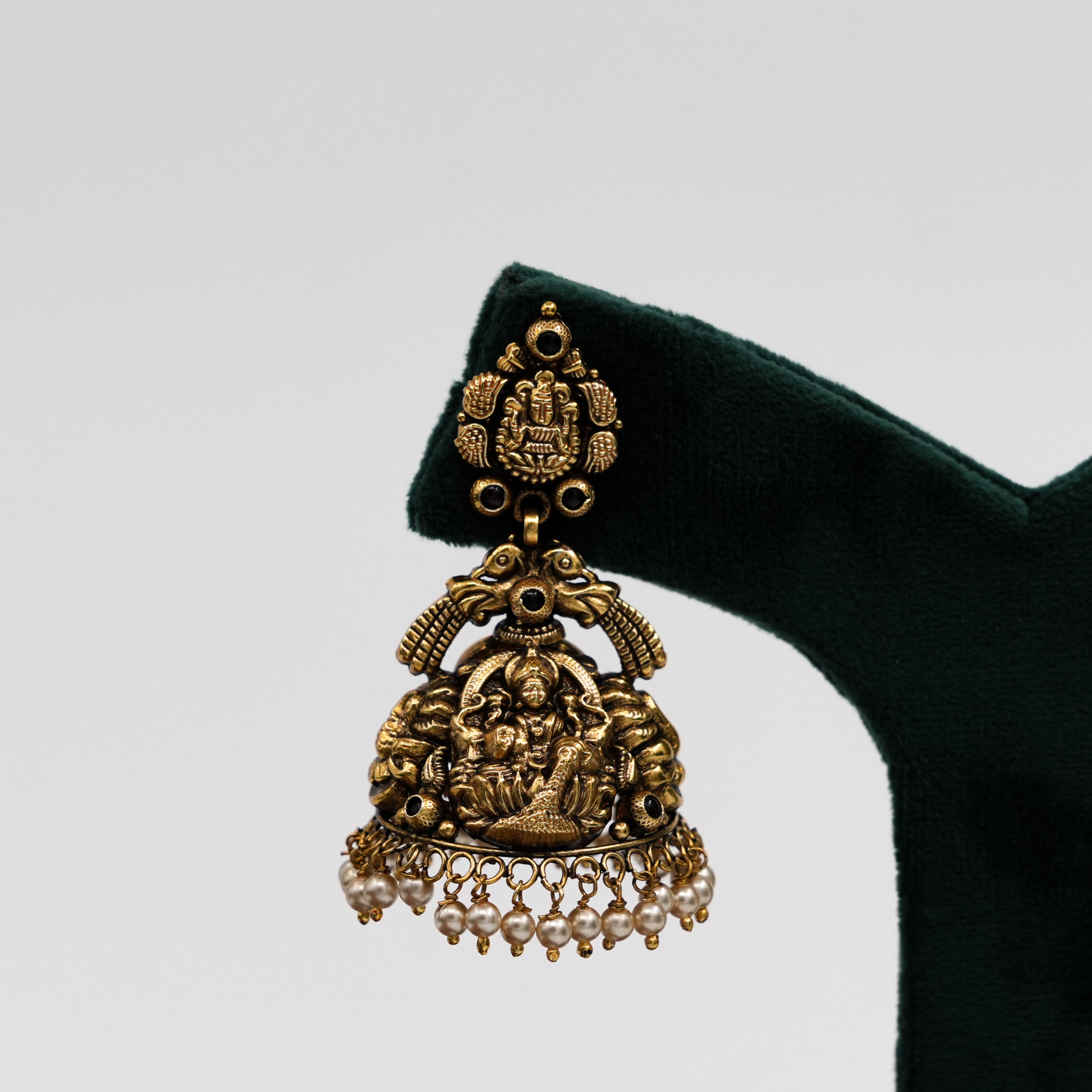 Order Gold Jhumka Earrings online in Hyderabad