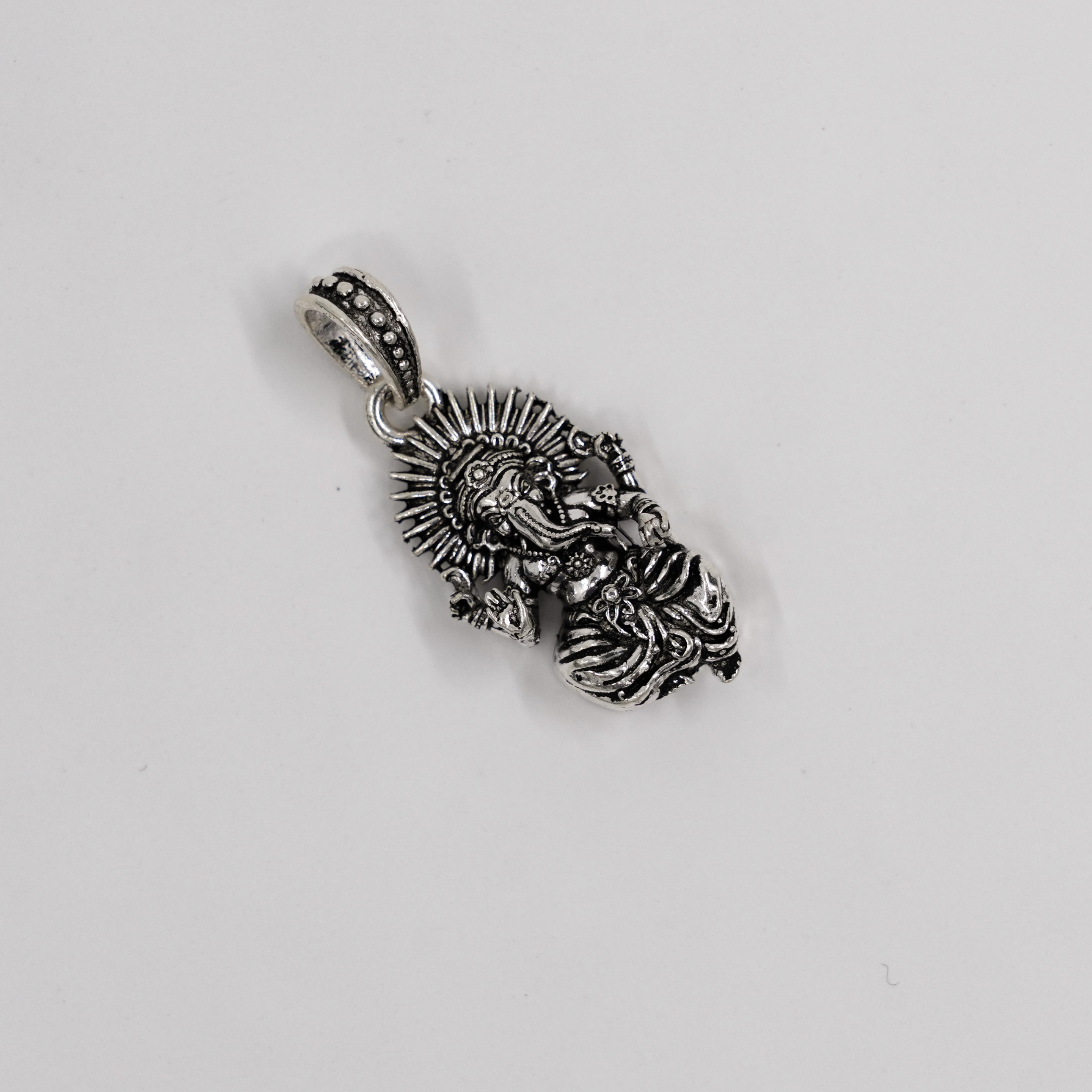 Raag Silver Jewellery - Silver Ganesha Pendant