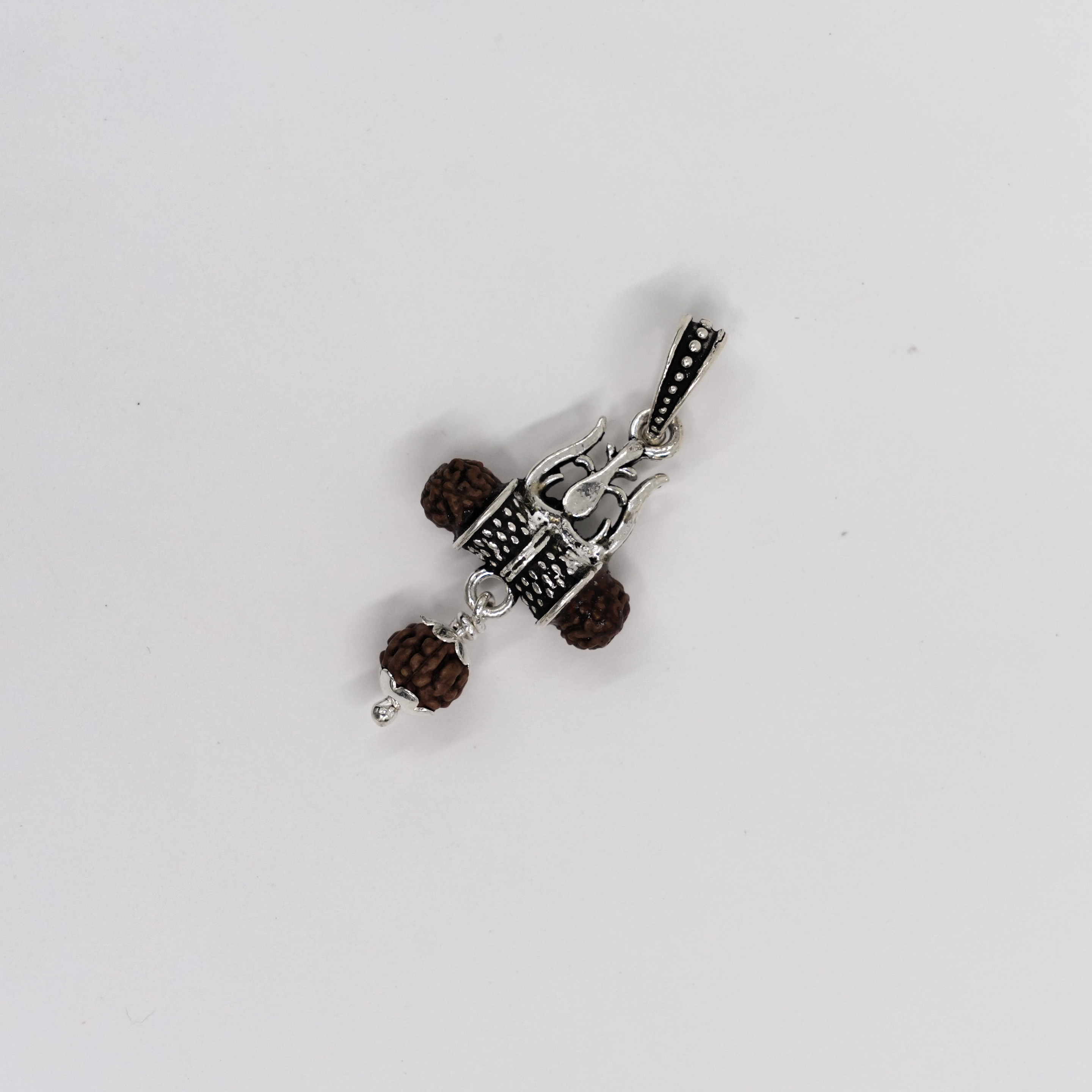 Order Silver Rudraksha Pendant online in Hyderabad