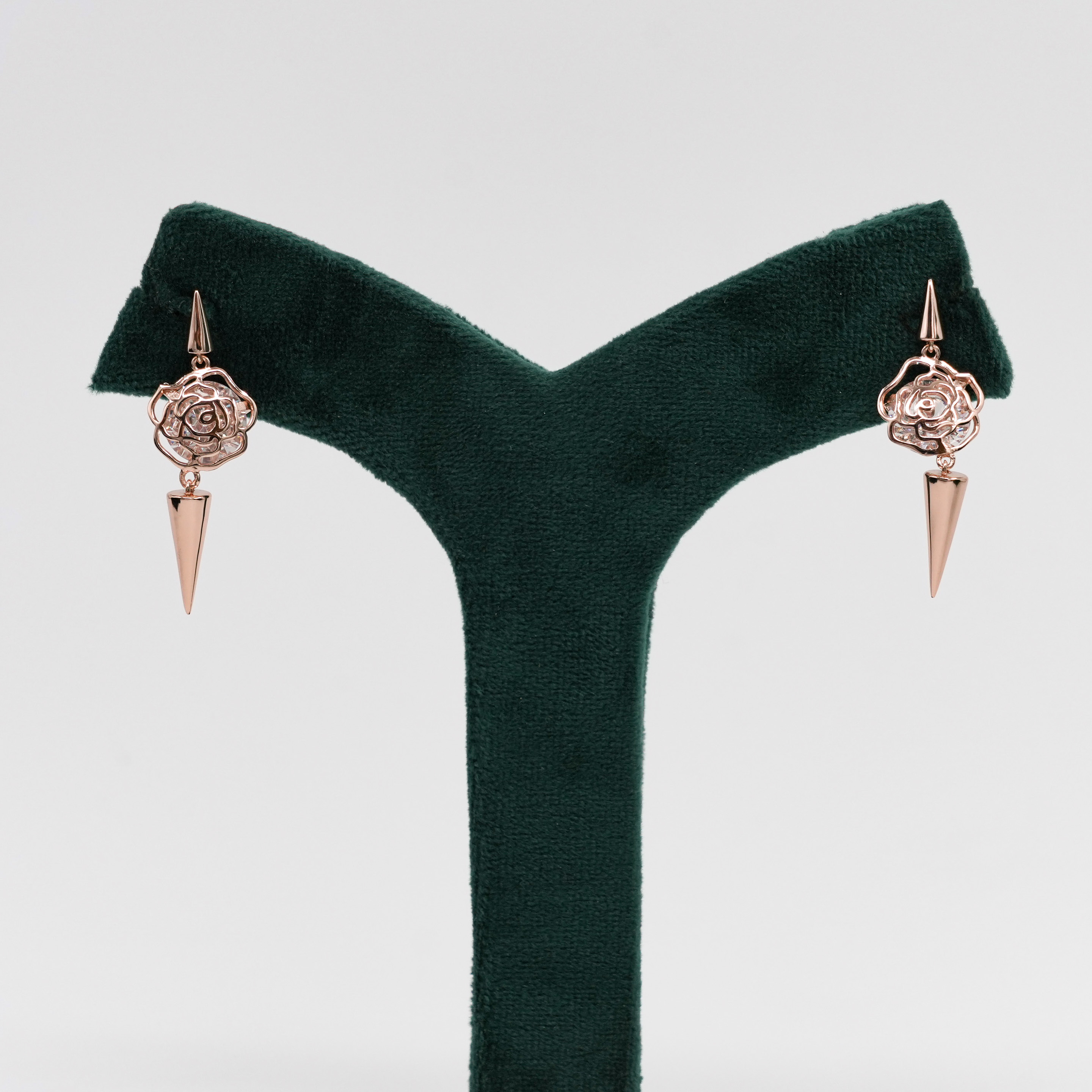 Raag Silver Jewellery - Flower Spike Earrings