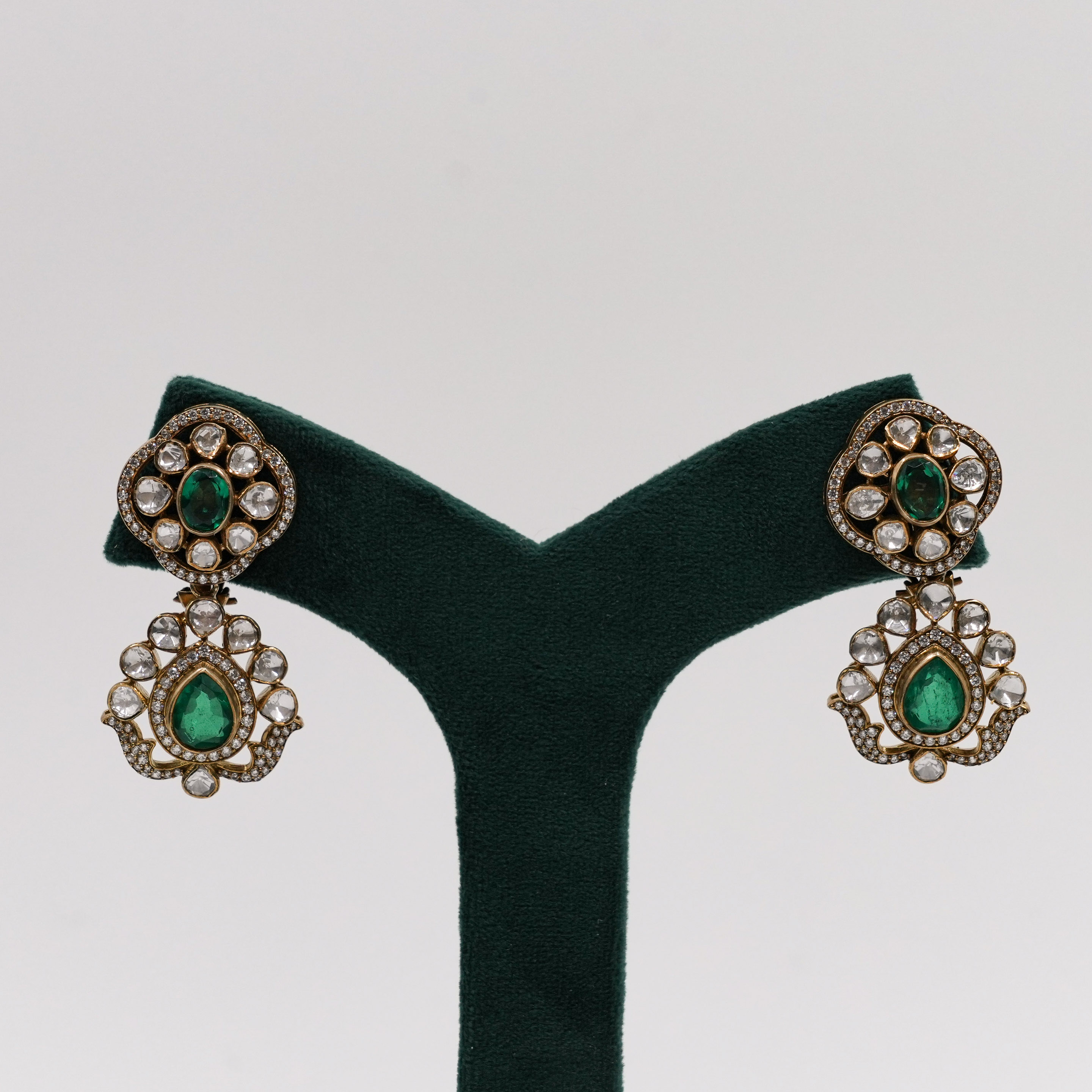 Emerald Drop Earrings