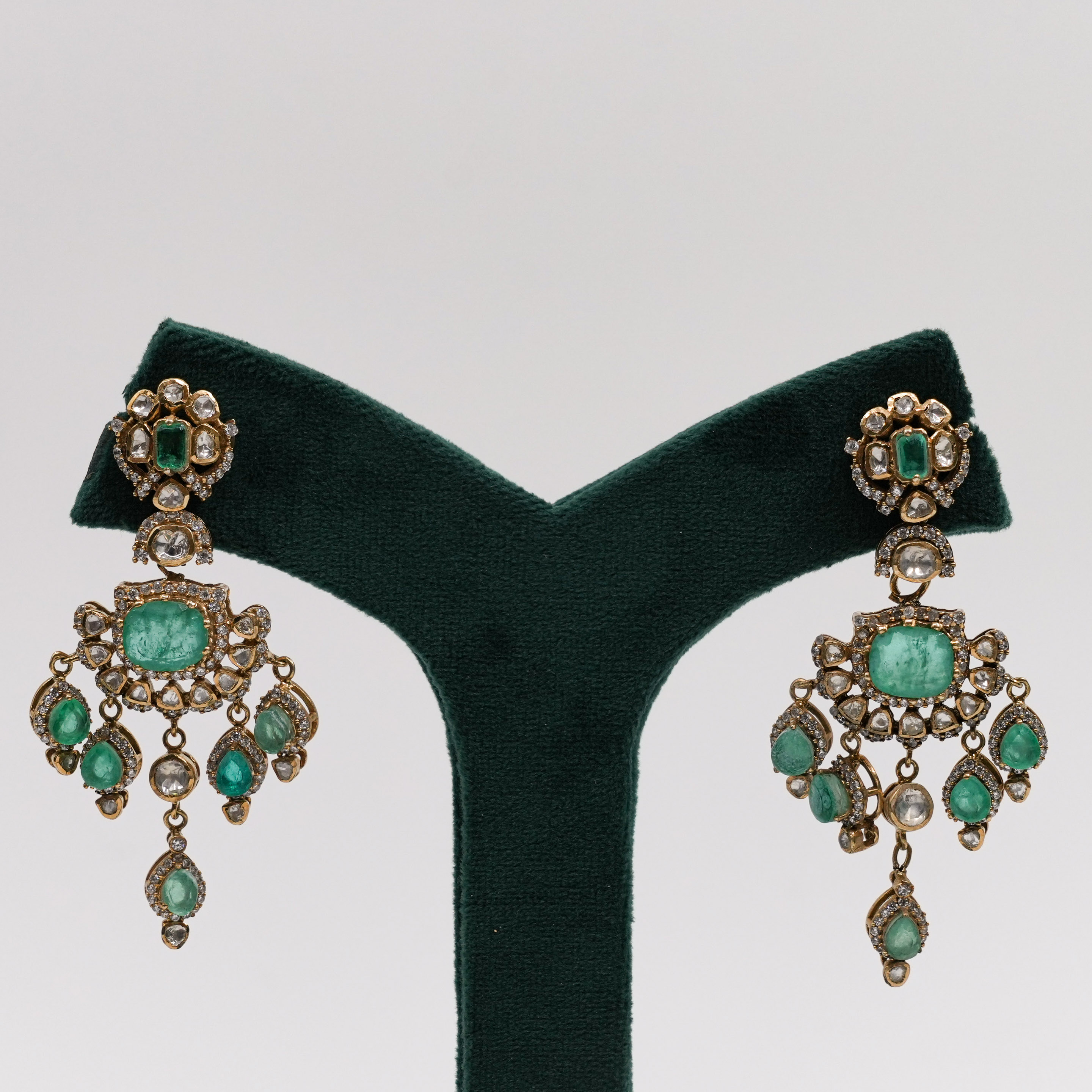 Emerald Drop Earrings