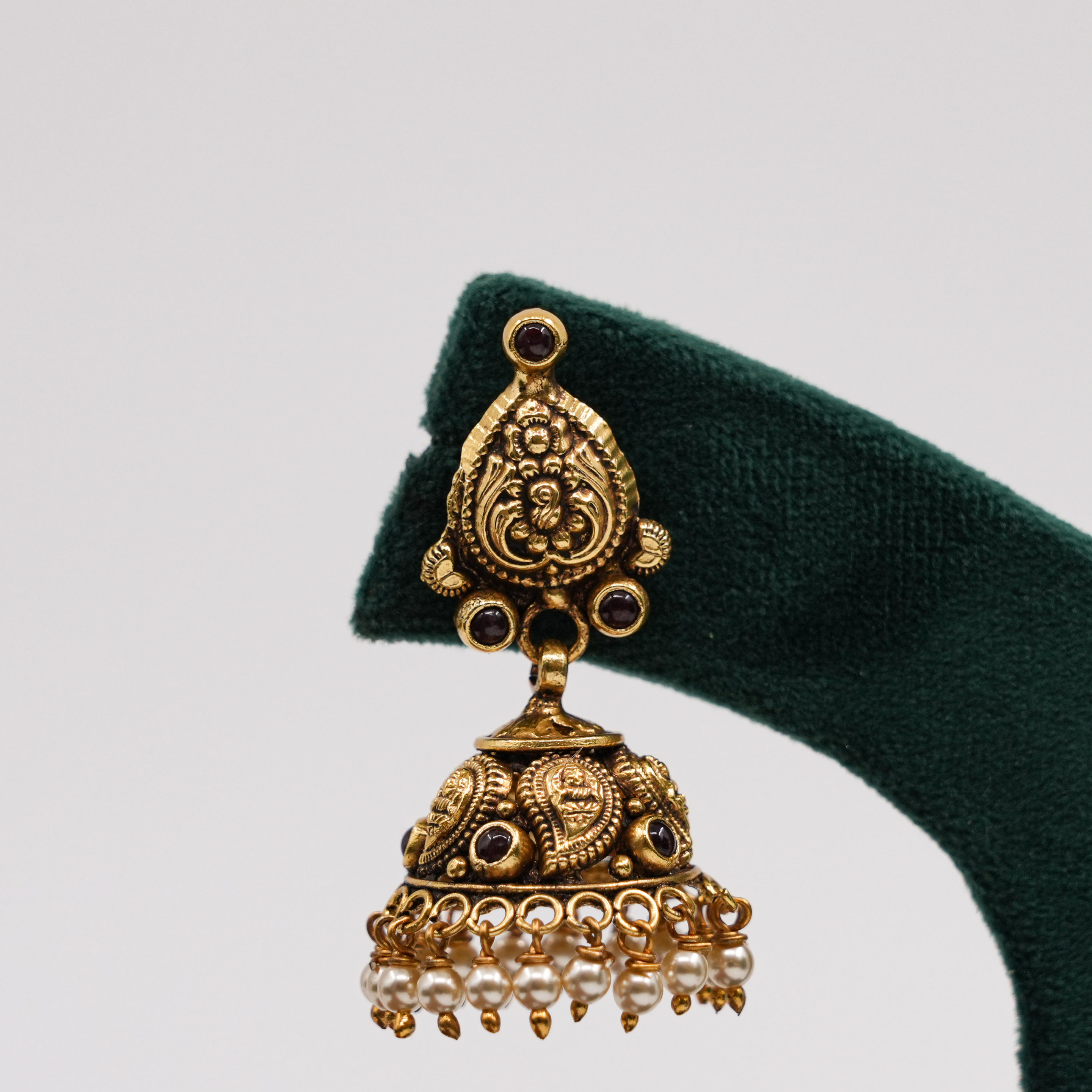 Order Gold Jhumka Earrings online in Hyderabad