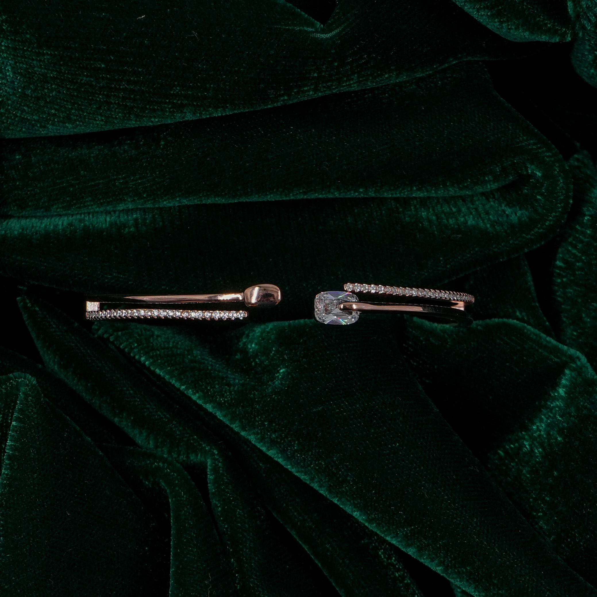 Raag Silver Jewellery - Cubic Zirconia Kada