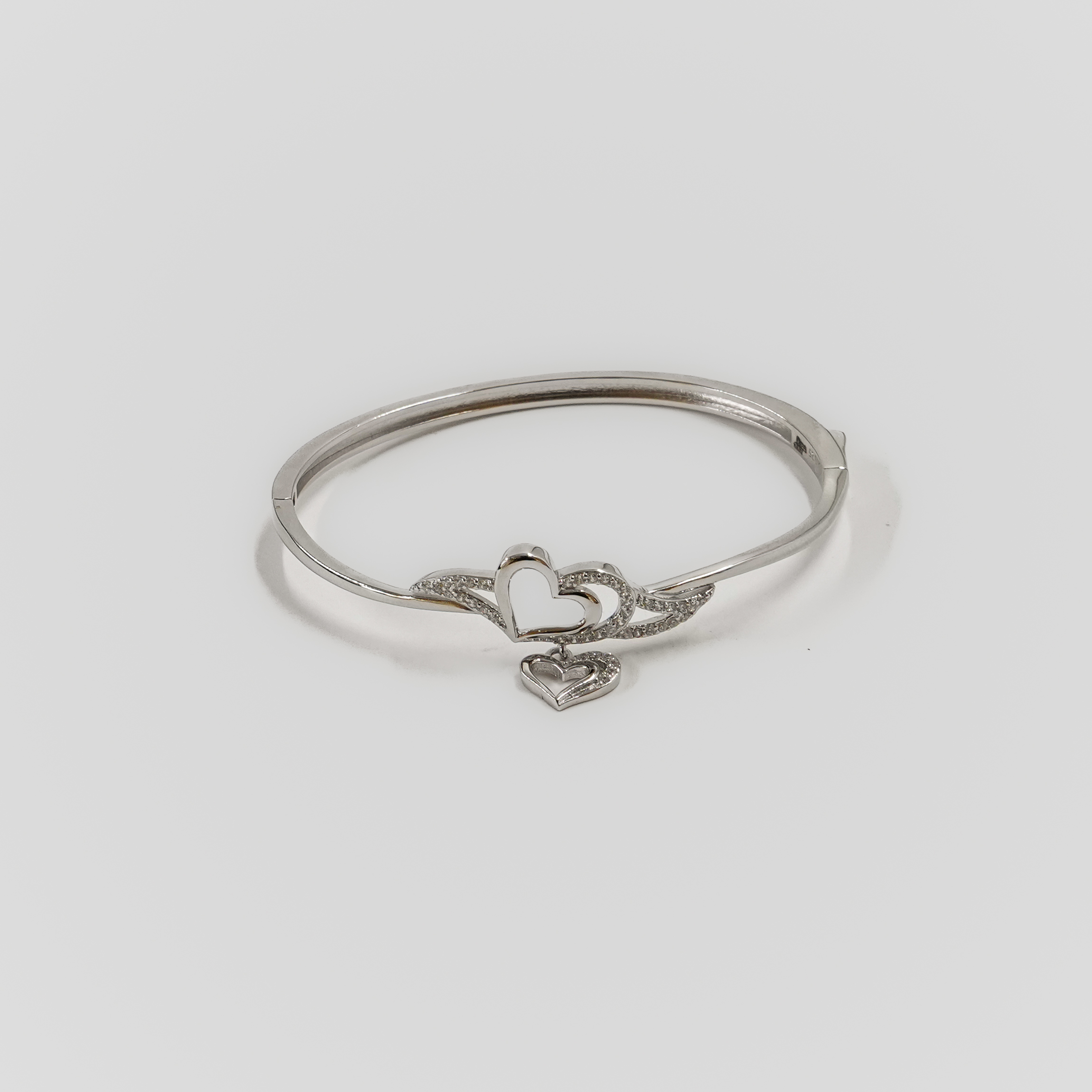 Raag Silver Jewellery - Silver Heart Kada