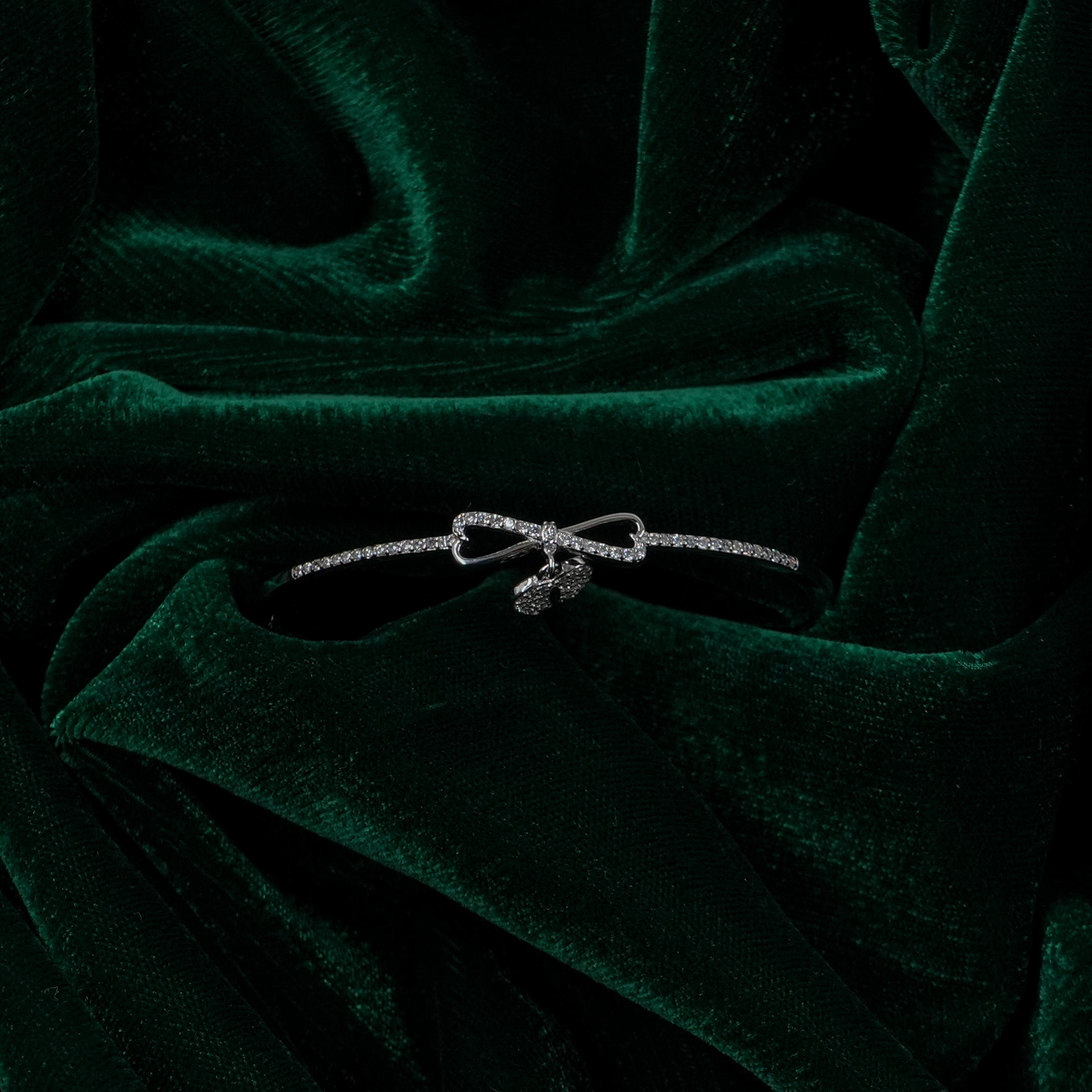 Raag Silver Jewellery - Silver Bow Kada