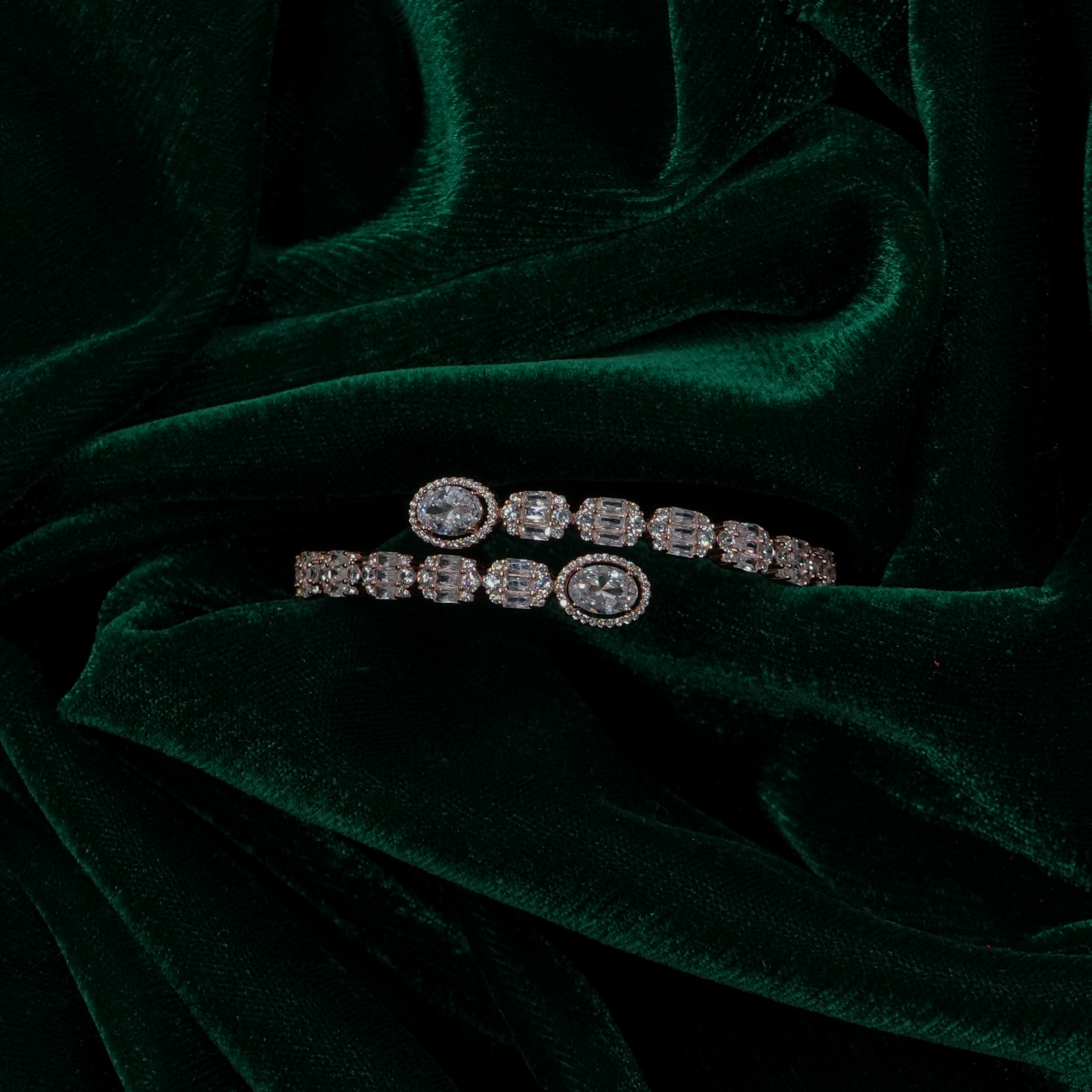 Raag Silver Jewellery - Cubic Zirconia Kada