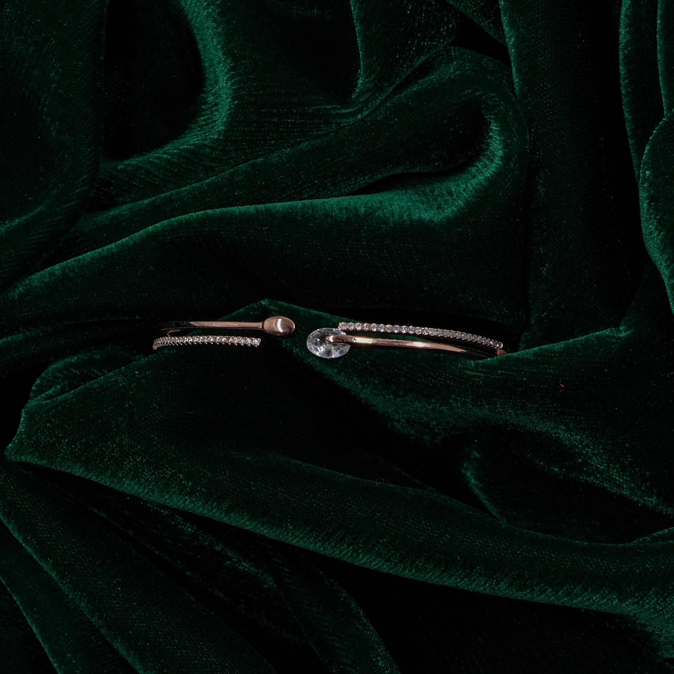 Raag Silver Jewellery - Diamond Silver Kada