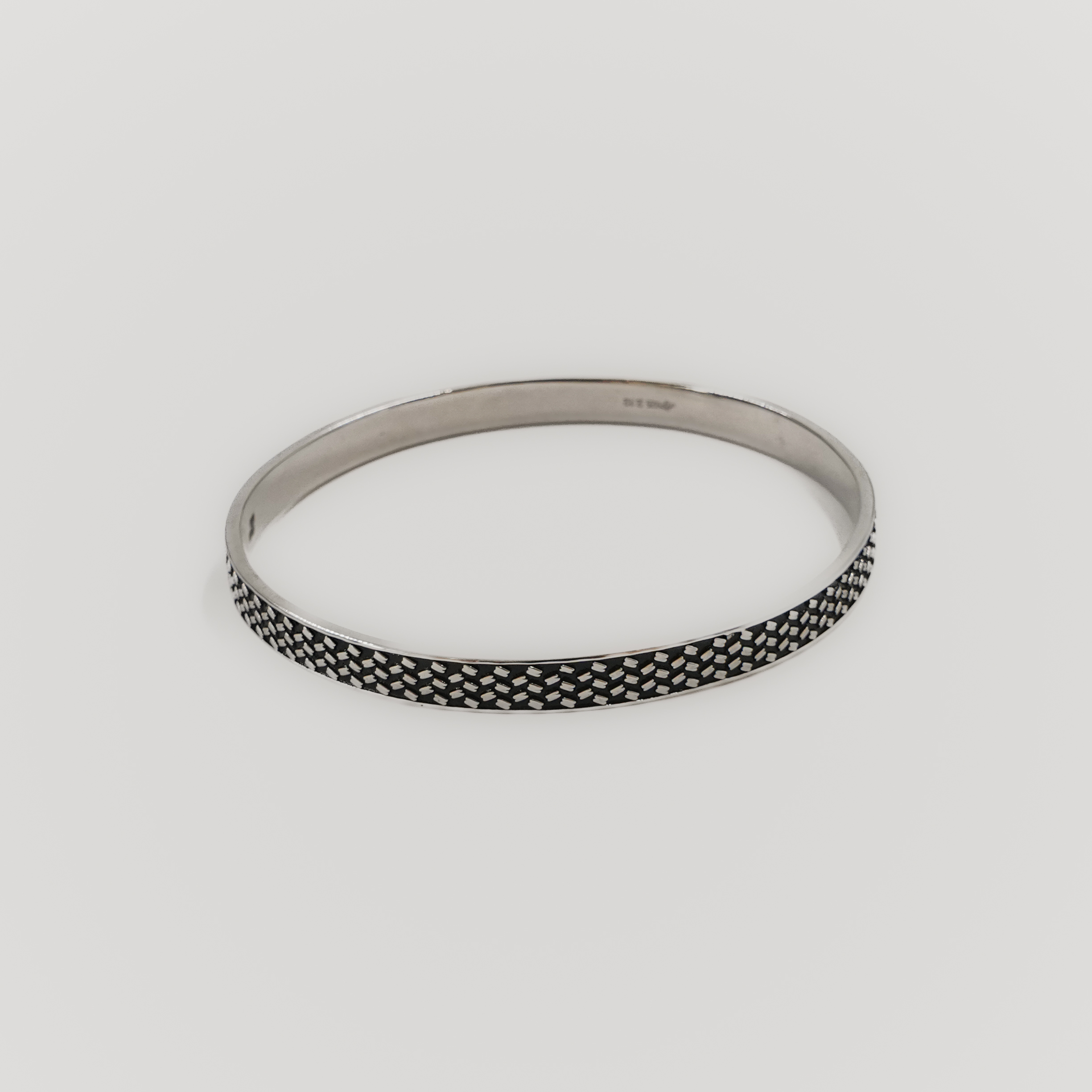 Raag Silver Jewellery - Silver Pattern Kada