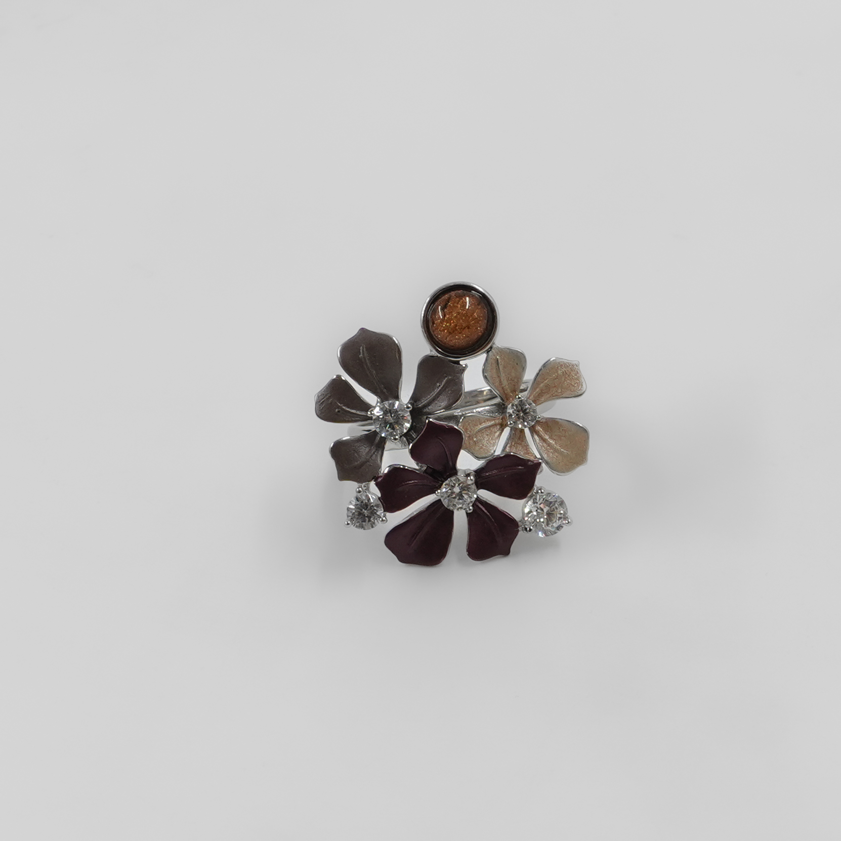 Raag Silver Jewellery - Floral Silver Ring
