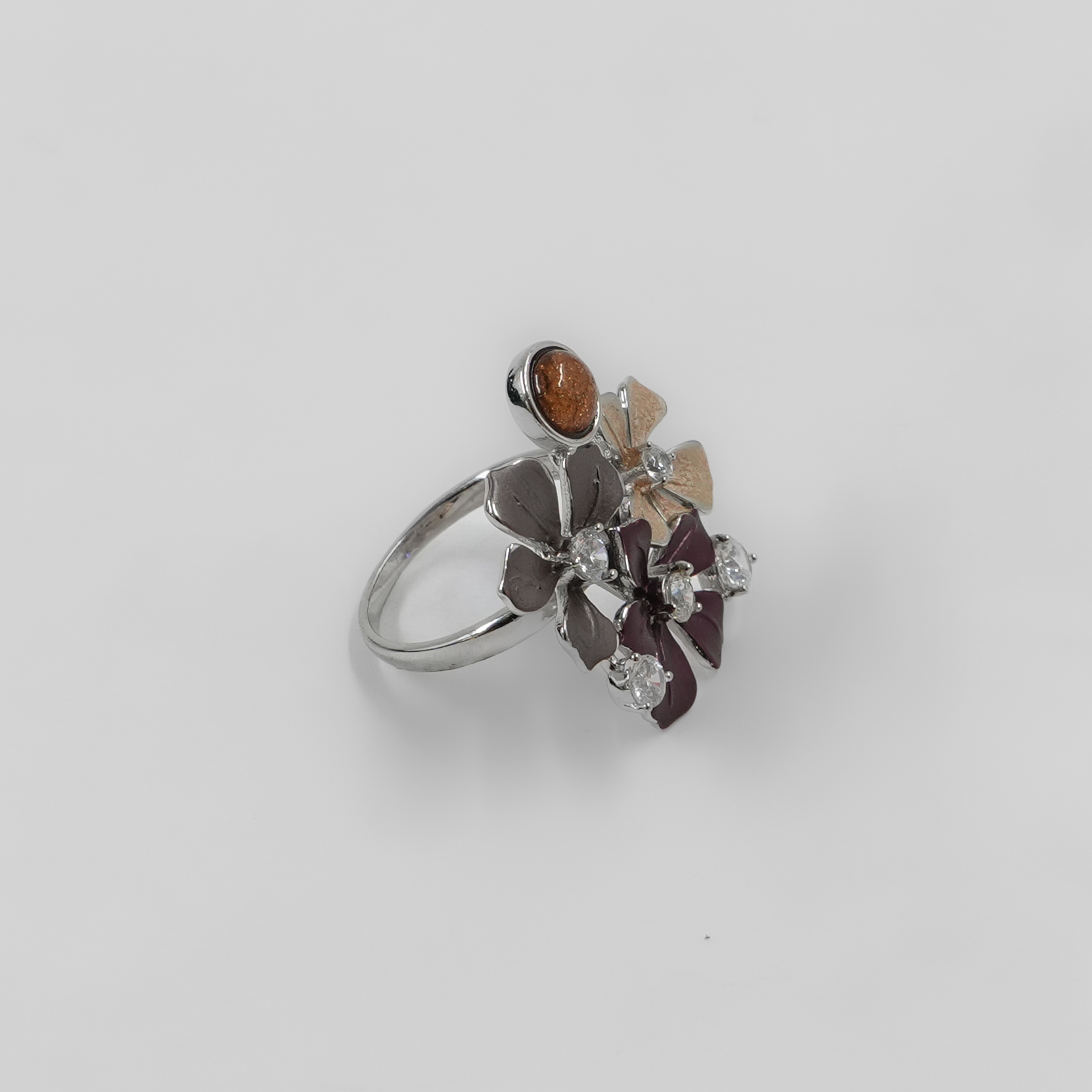 Raag Silver Jewellery - Floral Silver Ring
