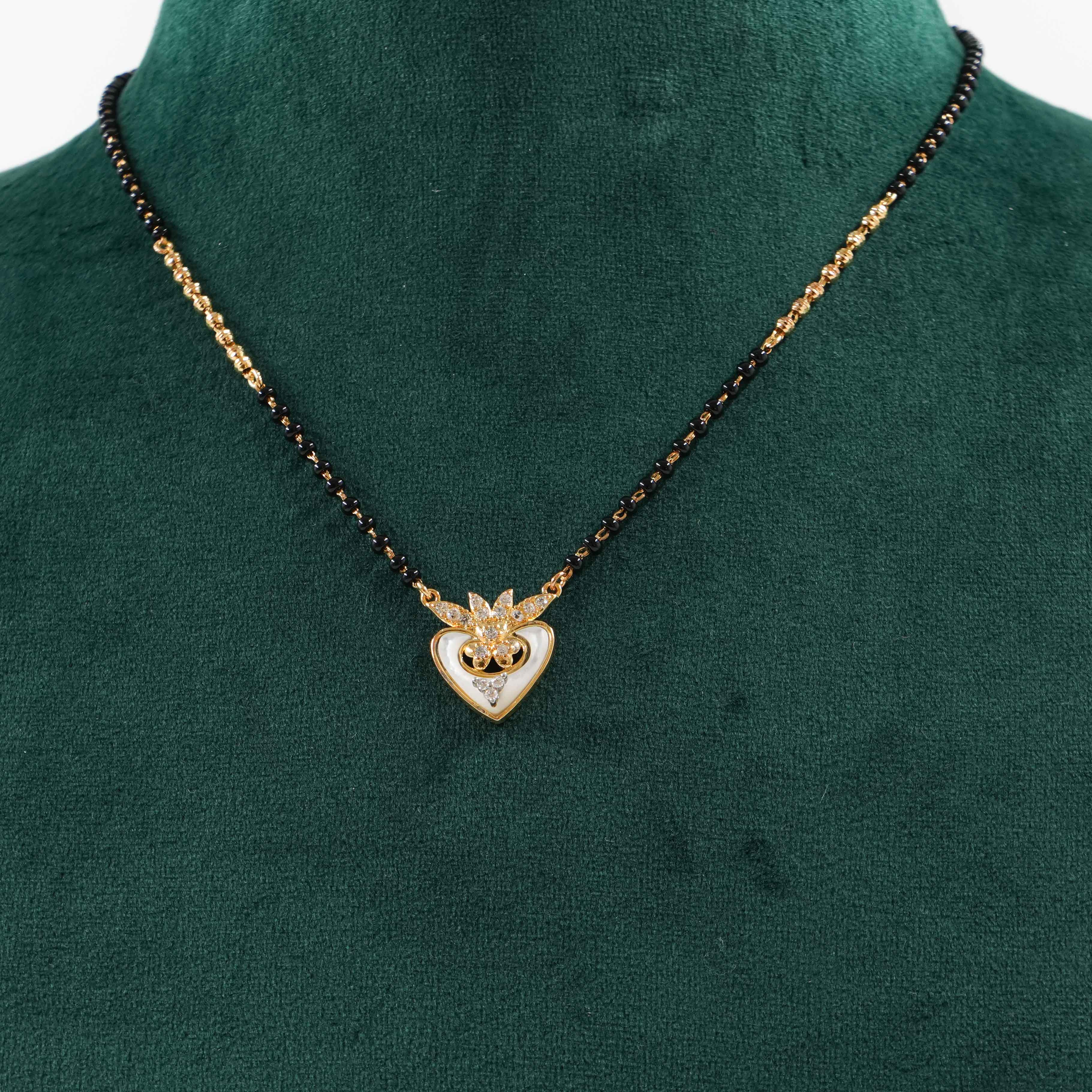 Raag Silver Jewellery - Mangalsutra Pendant Necklace