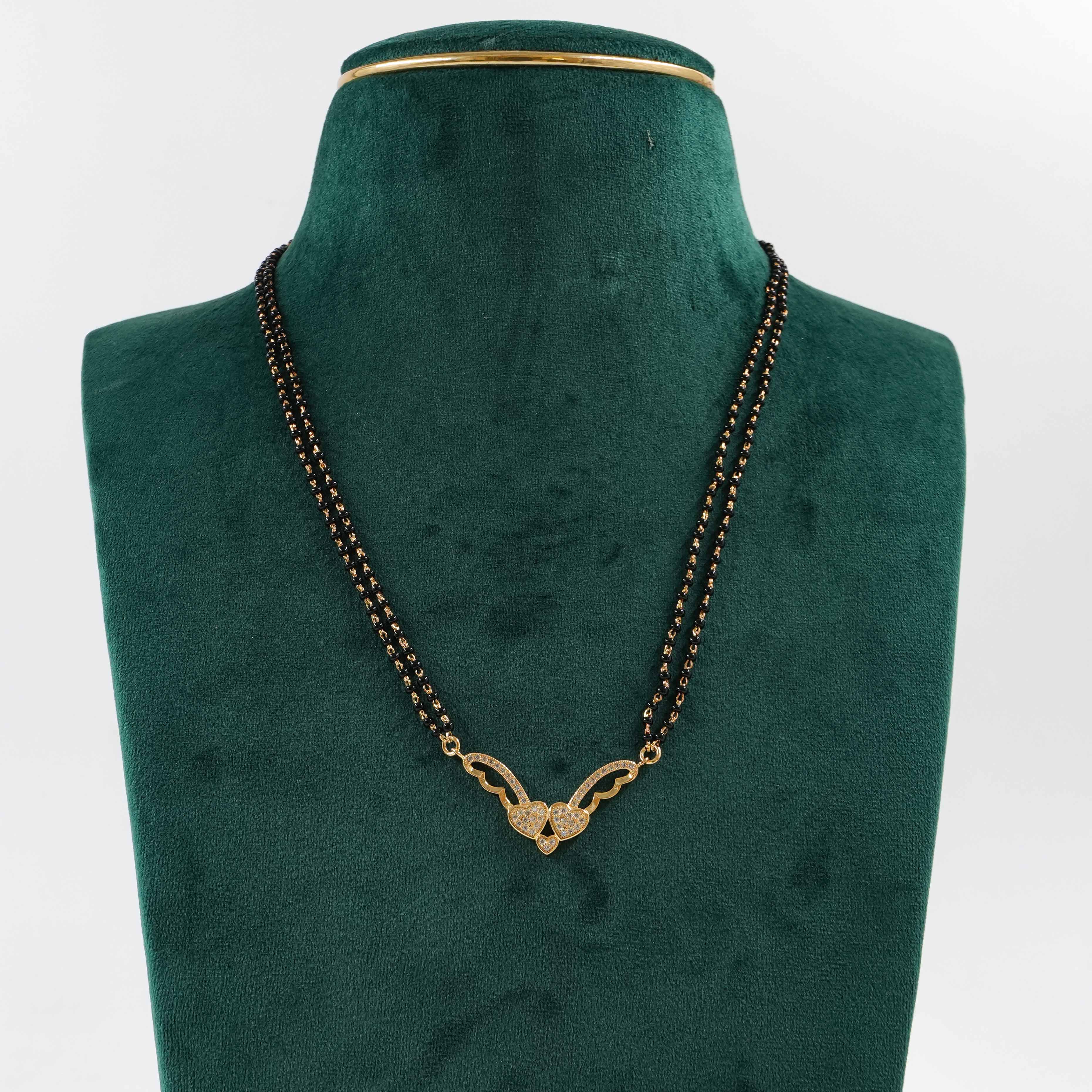 Raag Silver Jewellery - Mangalsutra Black Beads