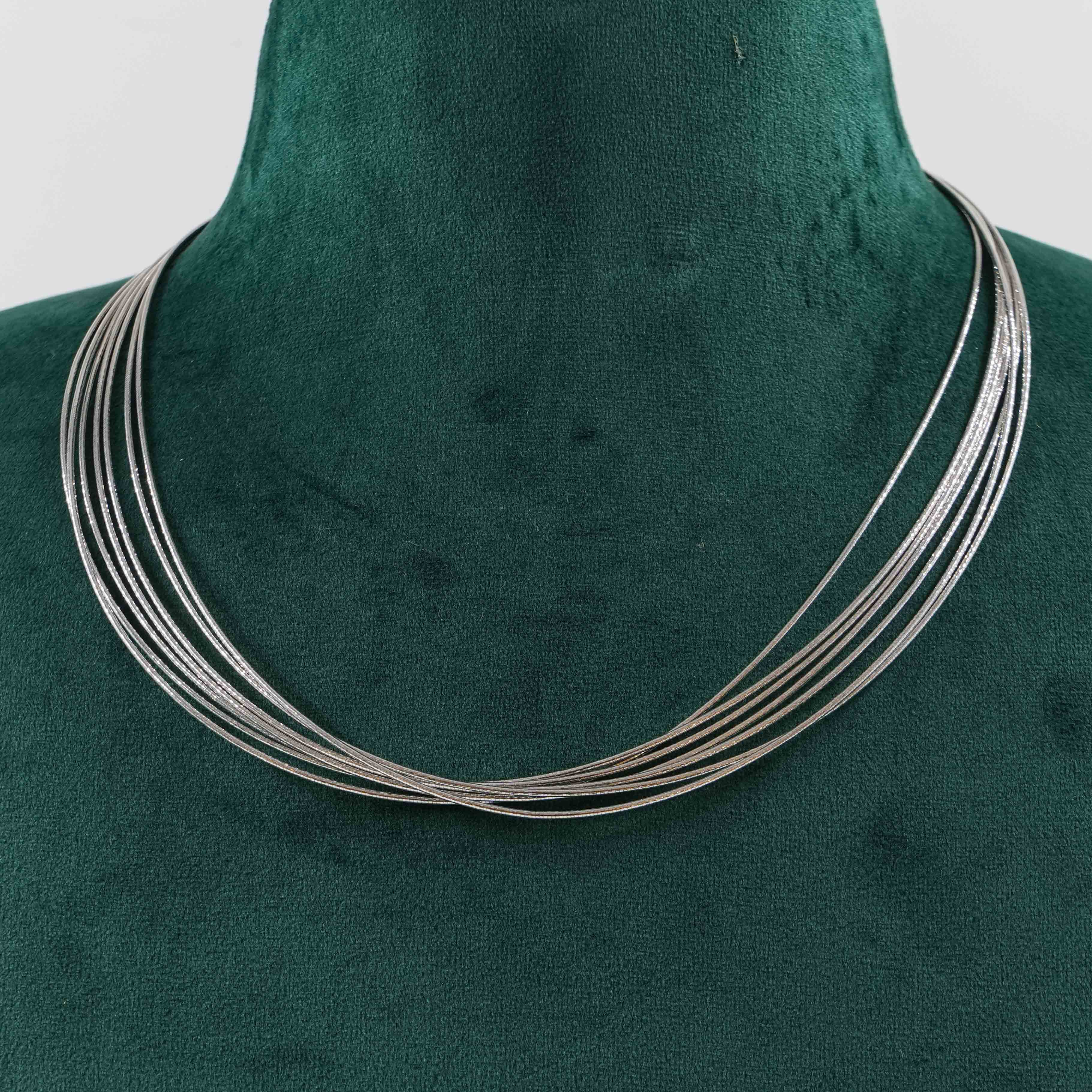 Raag Silver Jewellery - Silver Wire Necklace