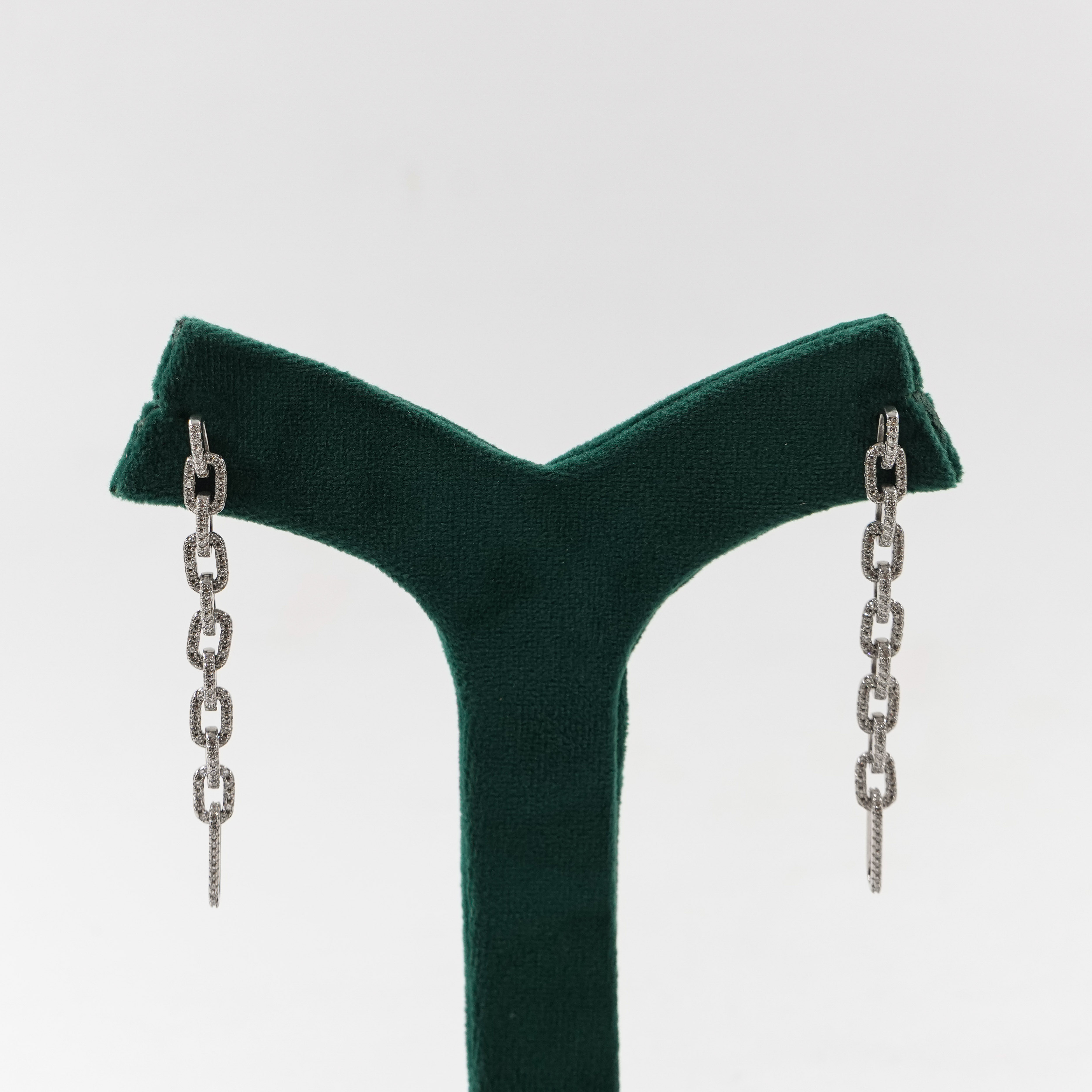 Raag Silver Jewellery - Chain Drop Earrings