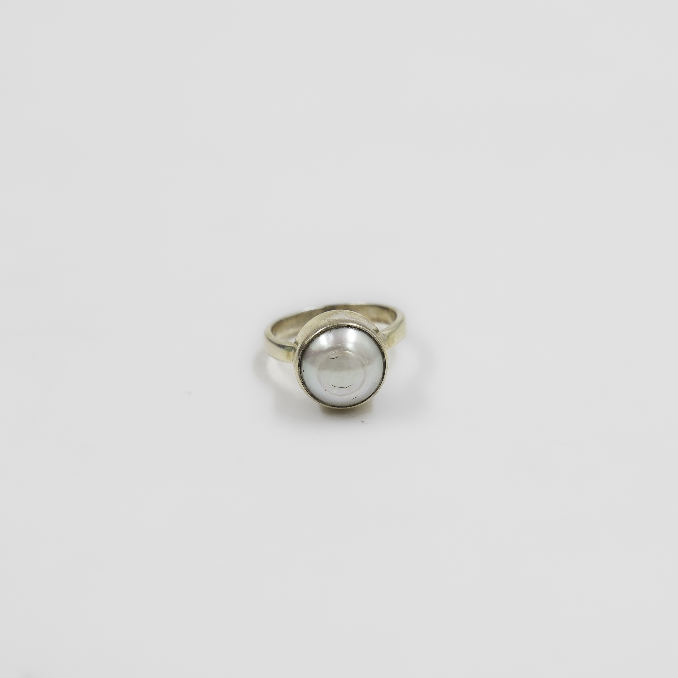 Timeless Sterling Silver Freshwater Pearl Ring