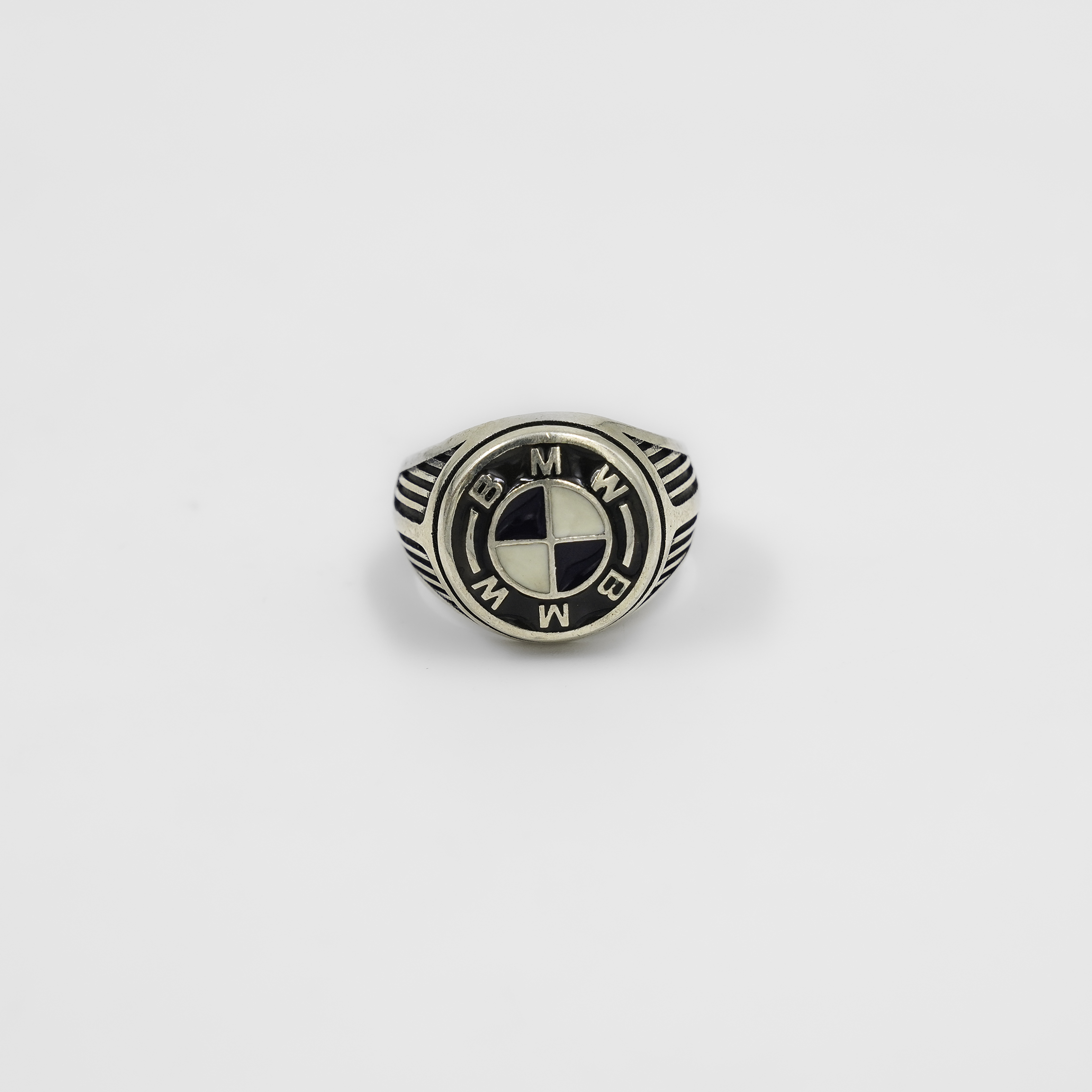 Brand Silver BMW Logo Silver Ring