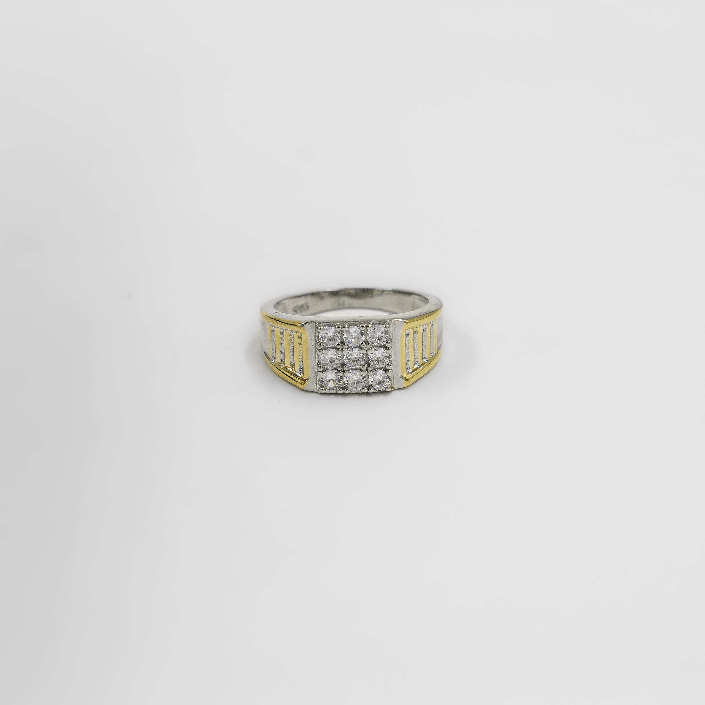 Generic Sterling Silver Gold Polished Silver Modern