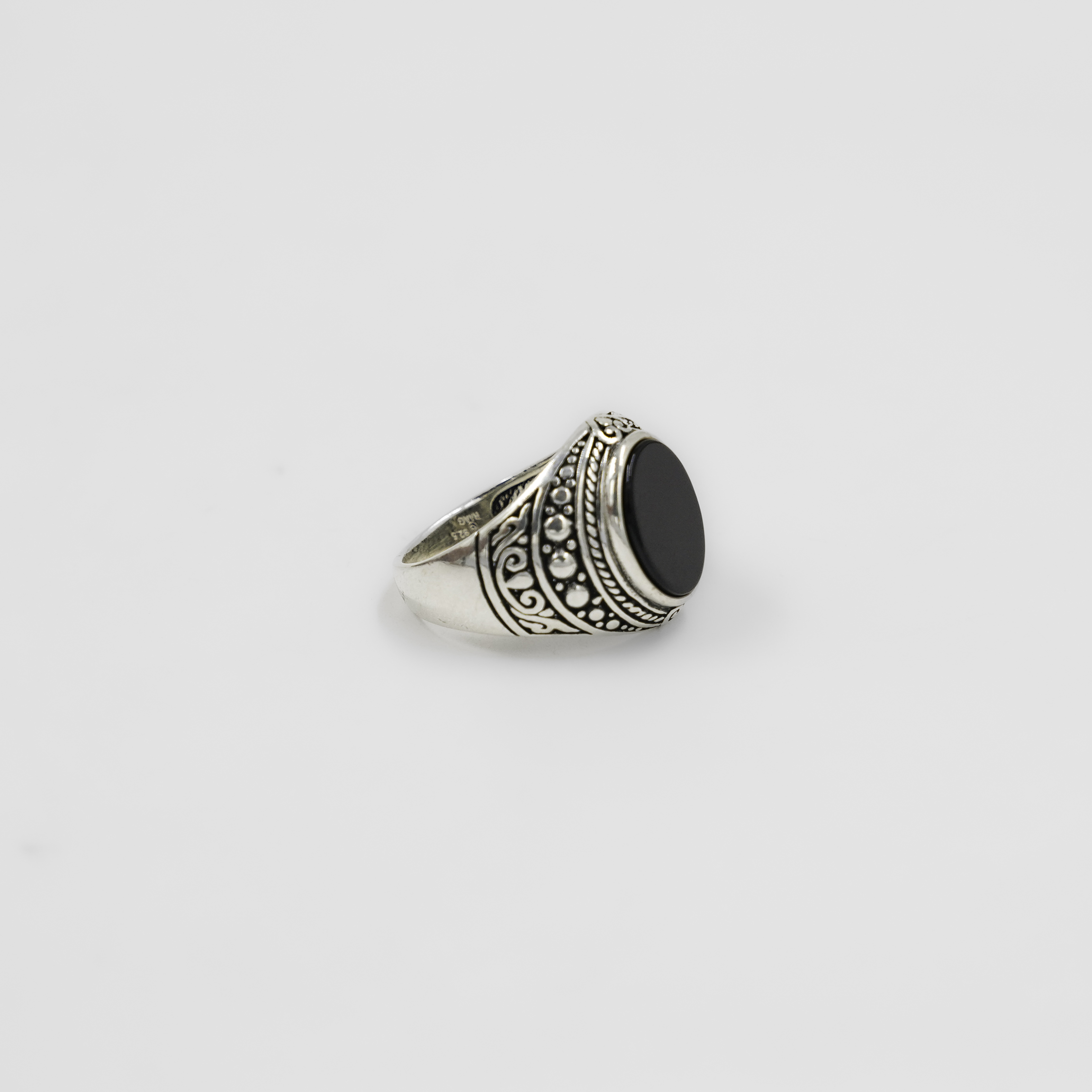 Raag Silver Jewellery - Elegant Sterling Silver Black Onyx Stone