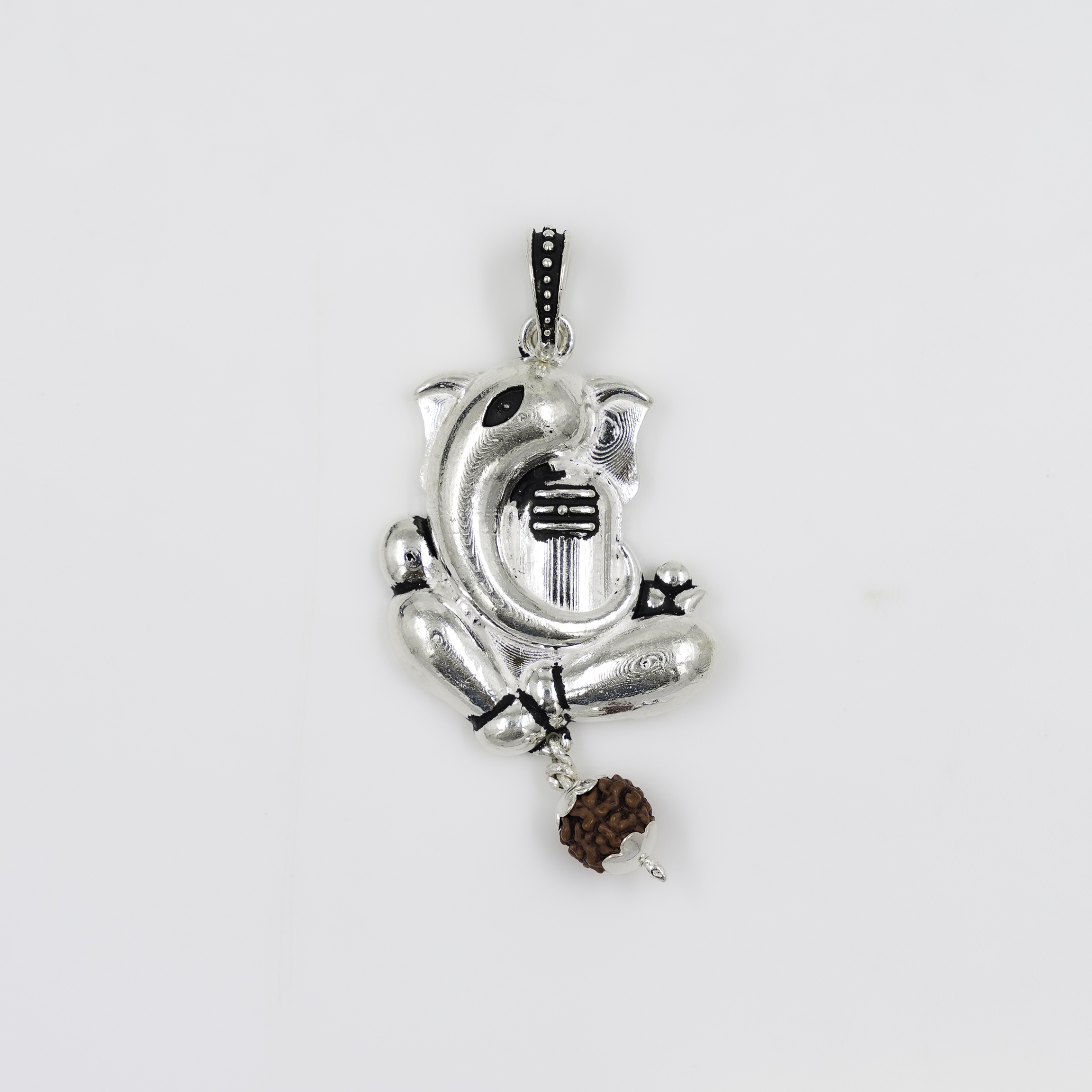 Raag Silver Jewellery - Artisan Crafted Silver Ganesha Pendant