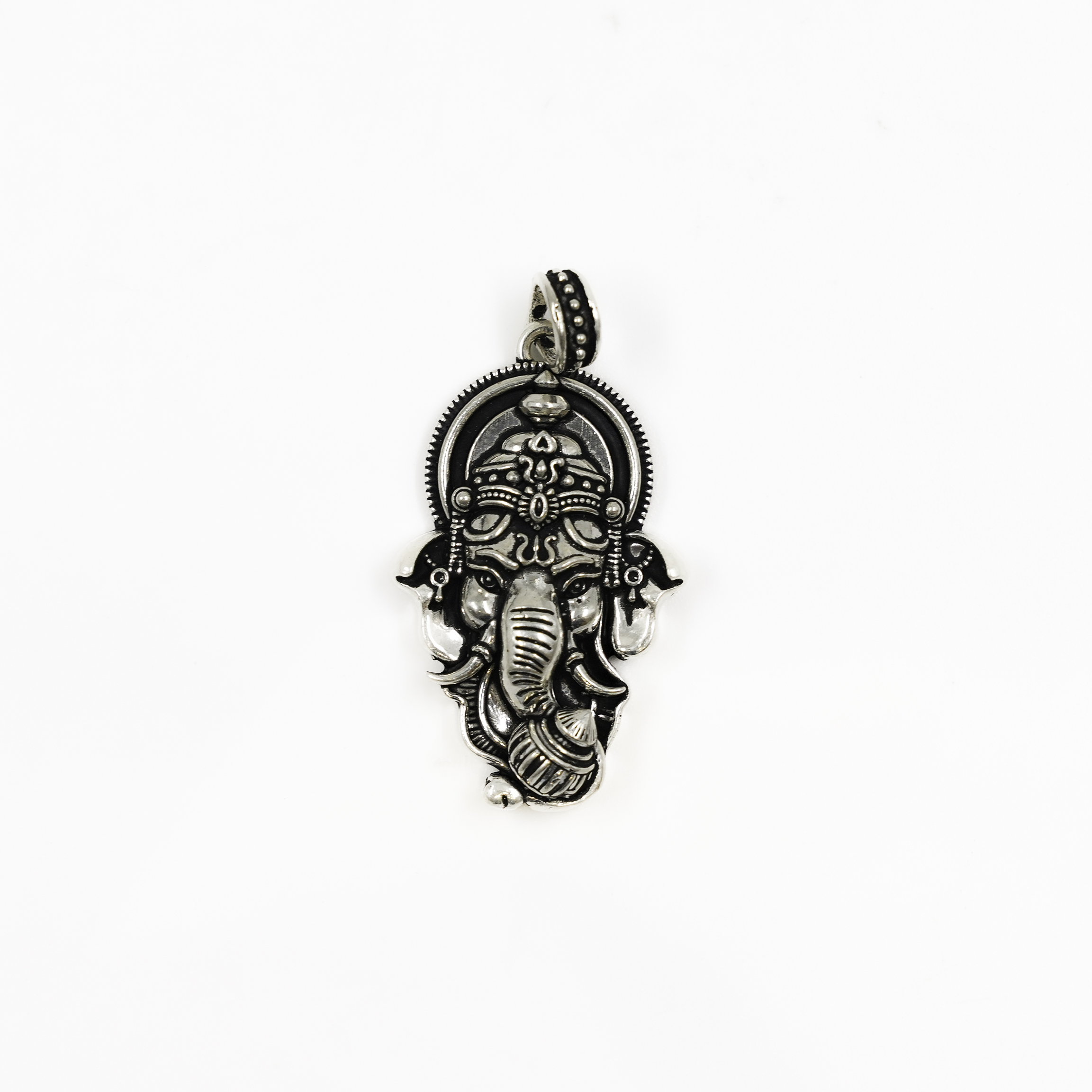 Raag Silver Jewellery - Artisan Crafted Silver Lord Ganesha Pendant