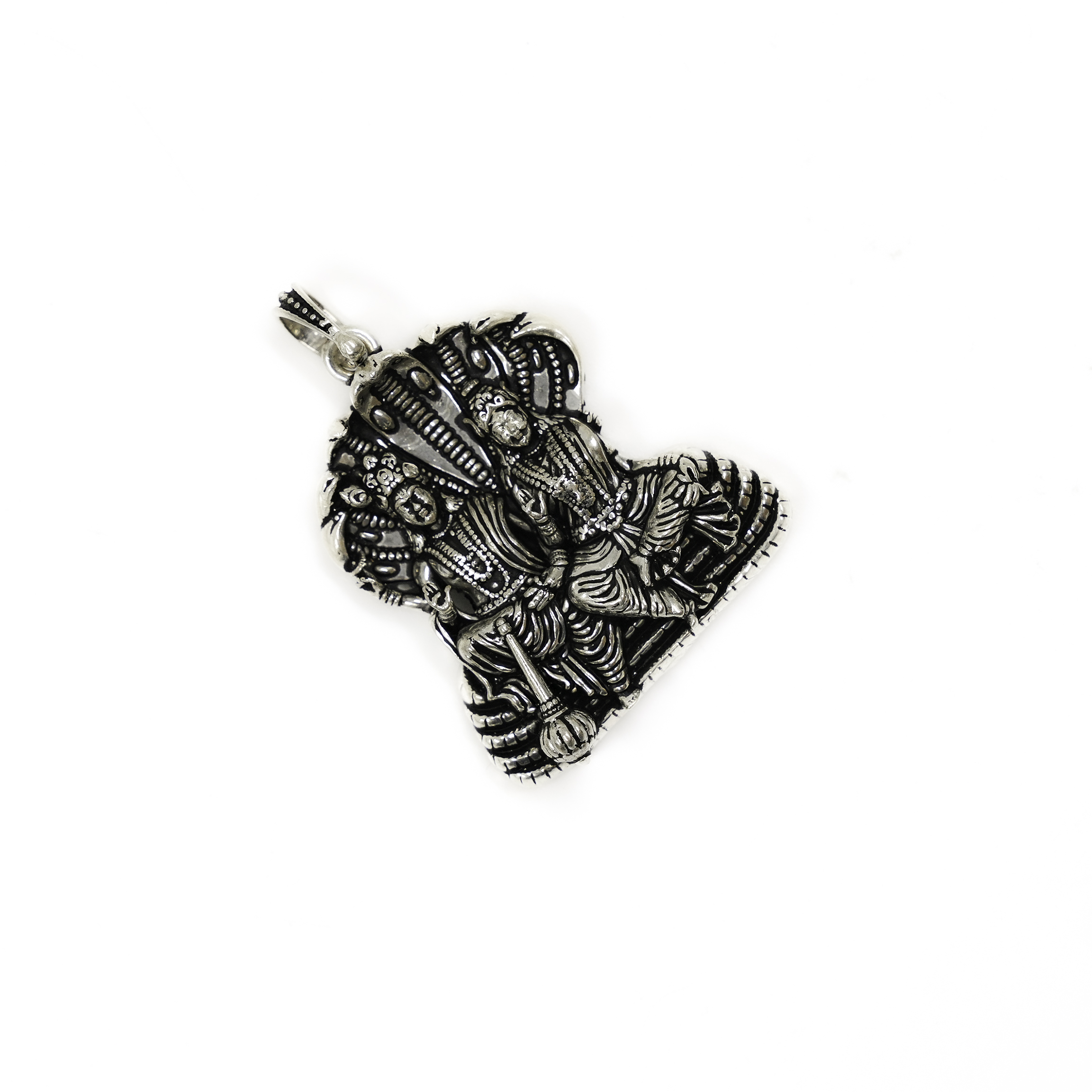 Raag Silver Jewellery - Silver Ornate Lord Shiva and Parvati