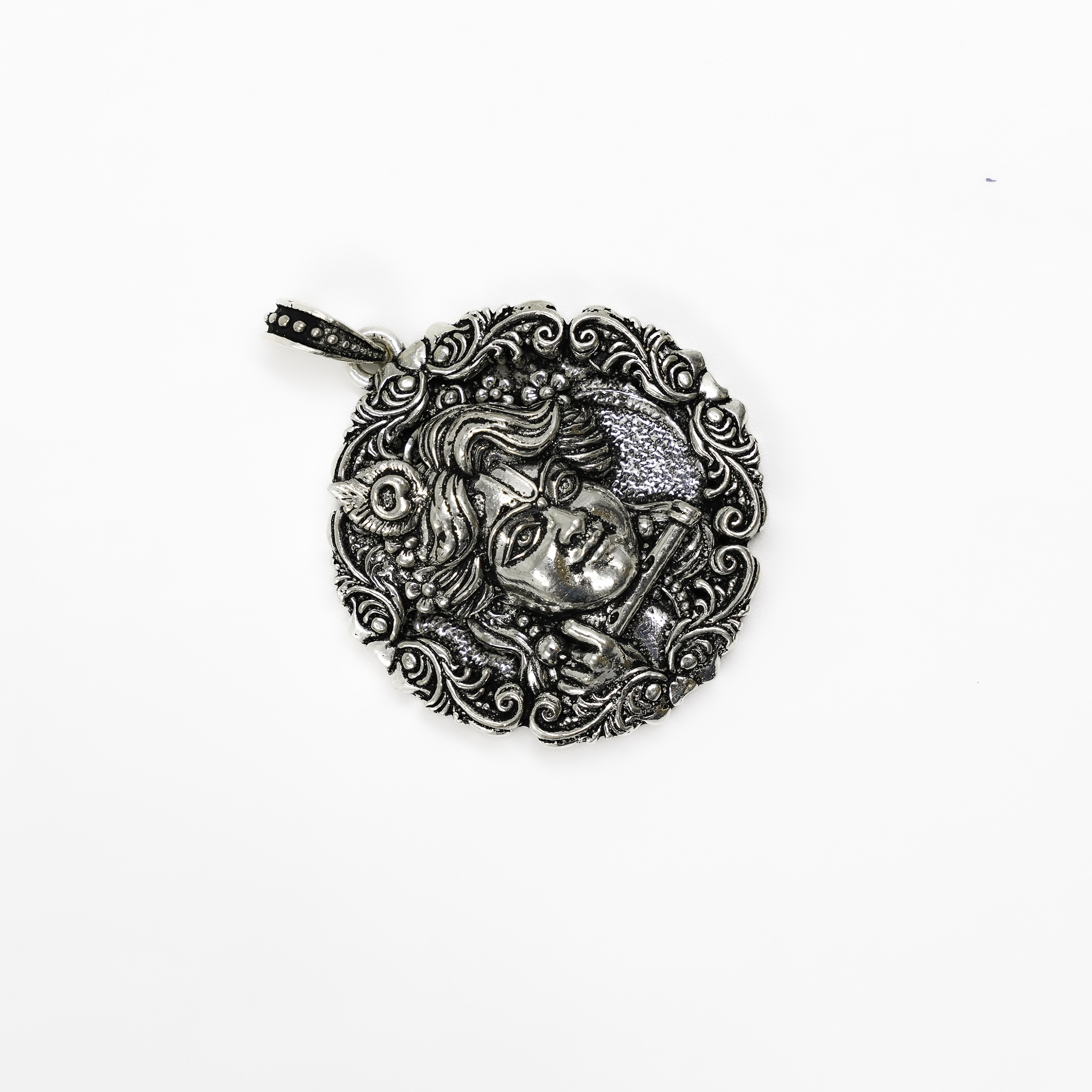 Artisan Crafted Sterling Silver Floral Motif