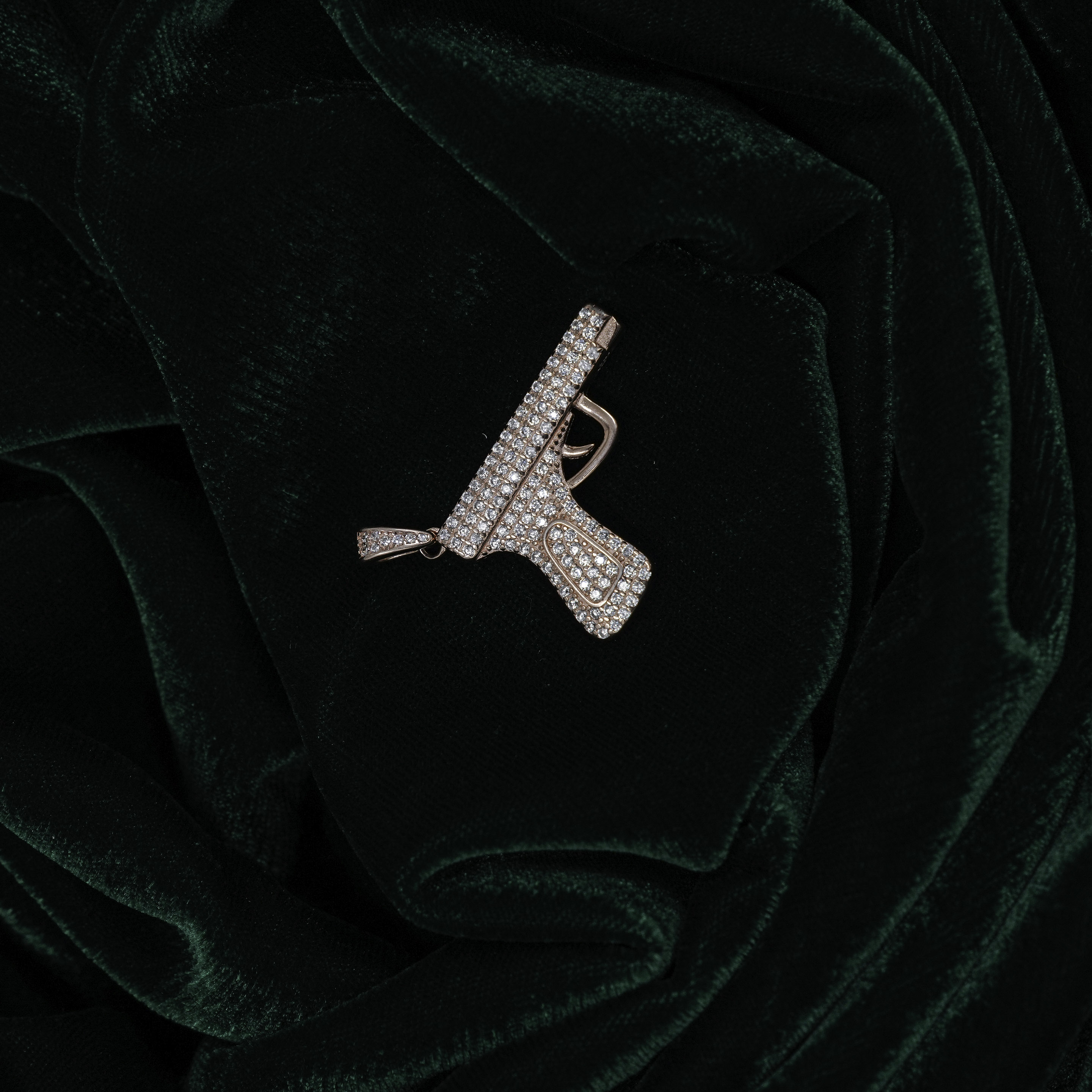 Generic Rose Gold Polished Silver Silver Gun