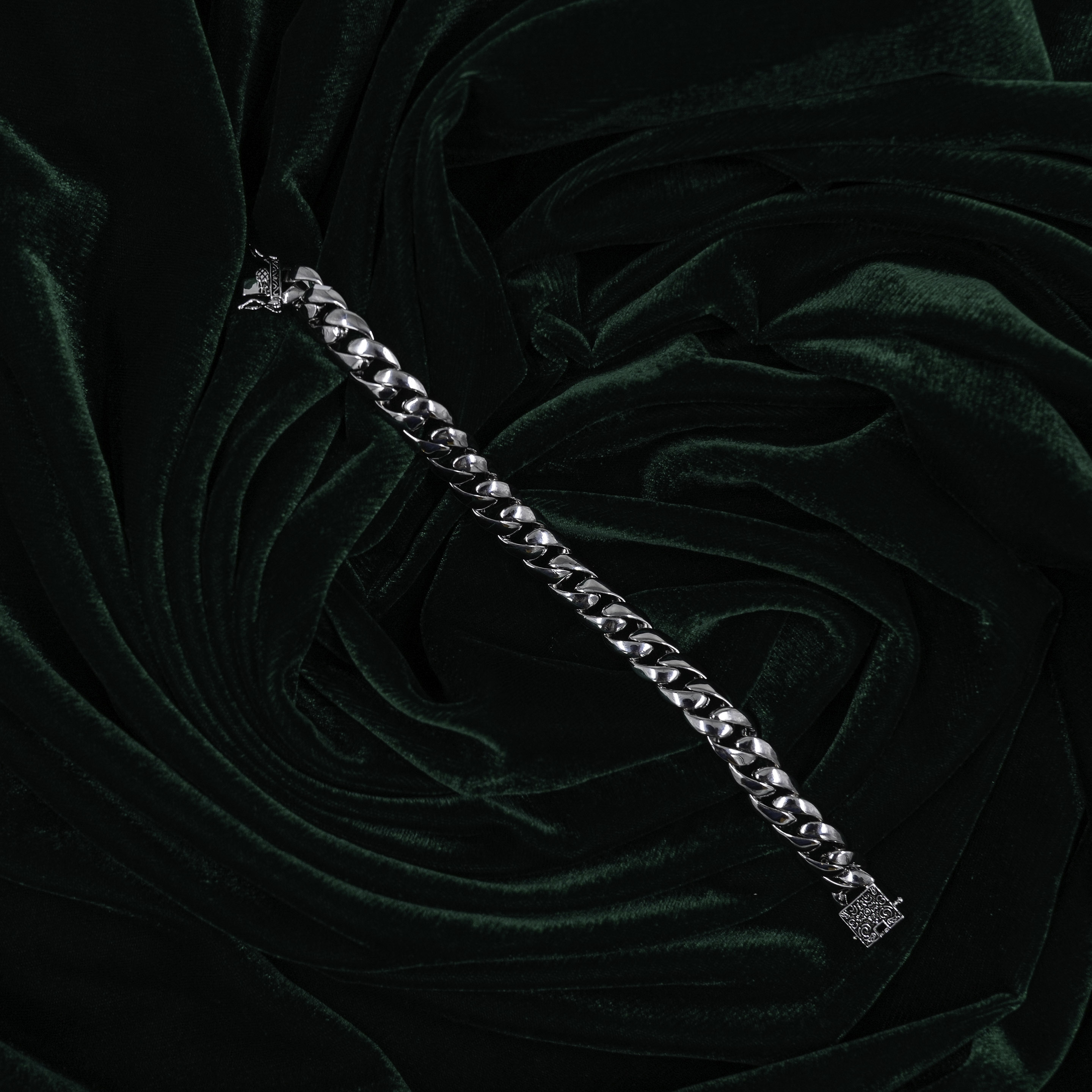 Raag Silver Jewellery - Silver Curb Chain Bracelet Polished Accessory