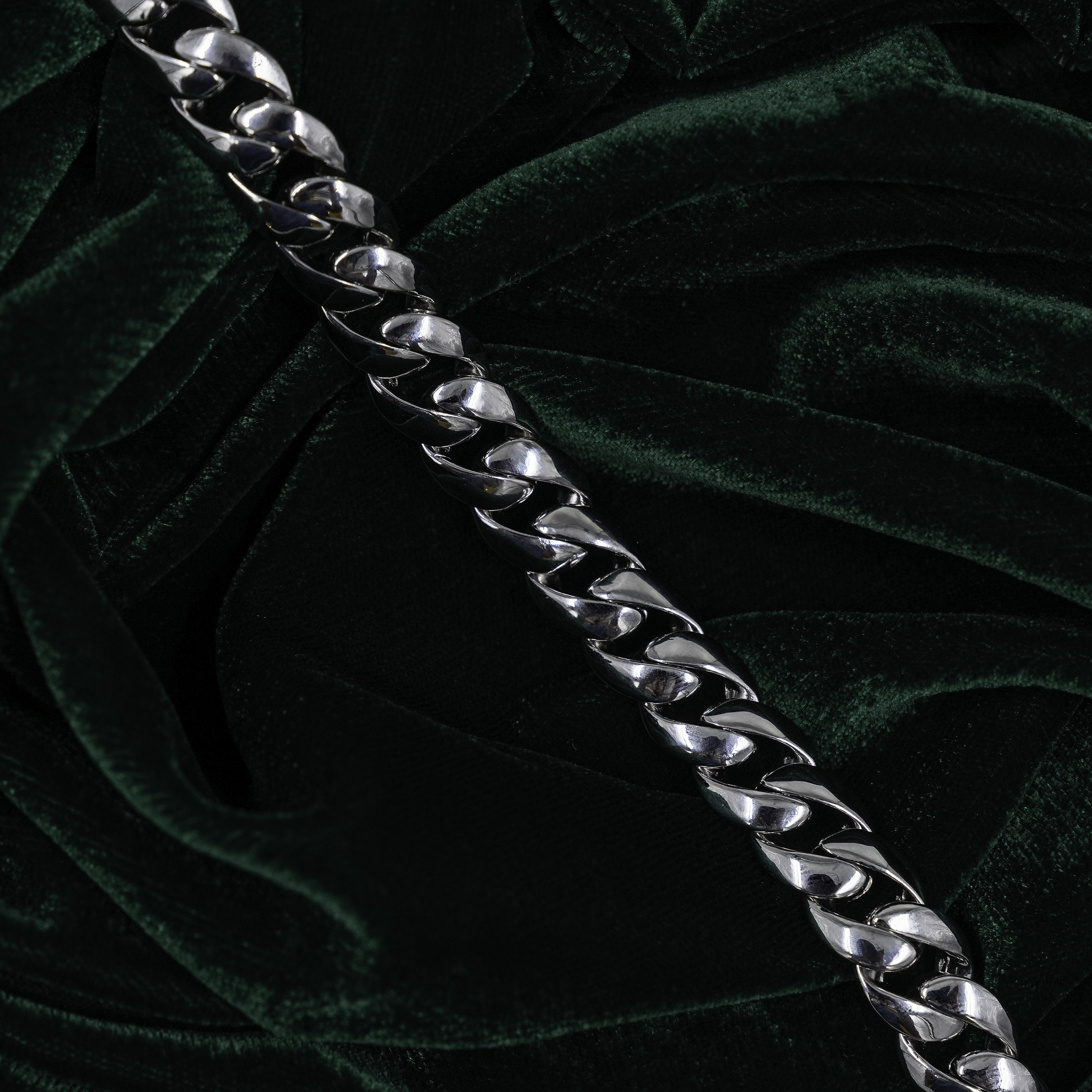 Raag Silver Jewellery - Silver Curb Chain Bracelet Polished Accessory
