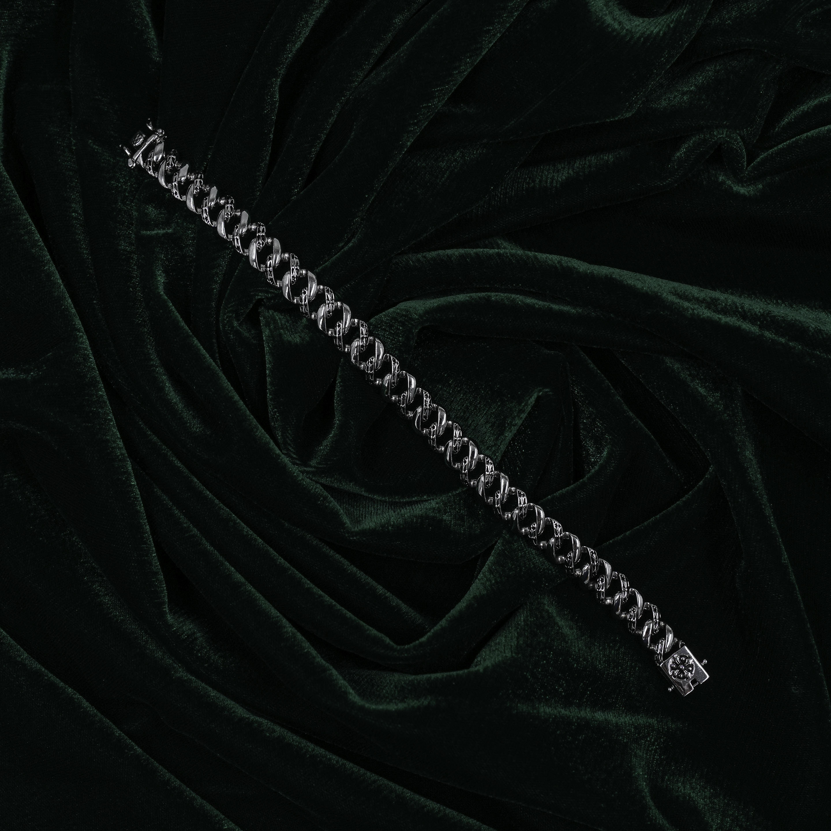 Raag Silver Jewellery - Classic Silver Curb Chain Link Bracelet