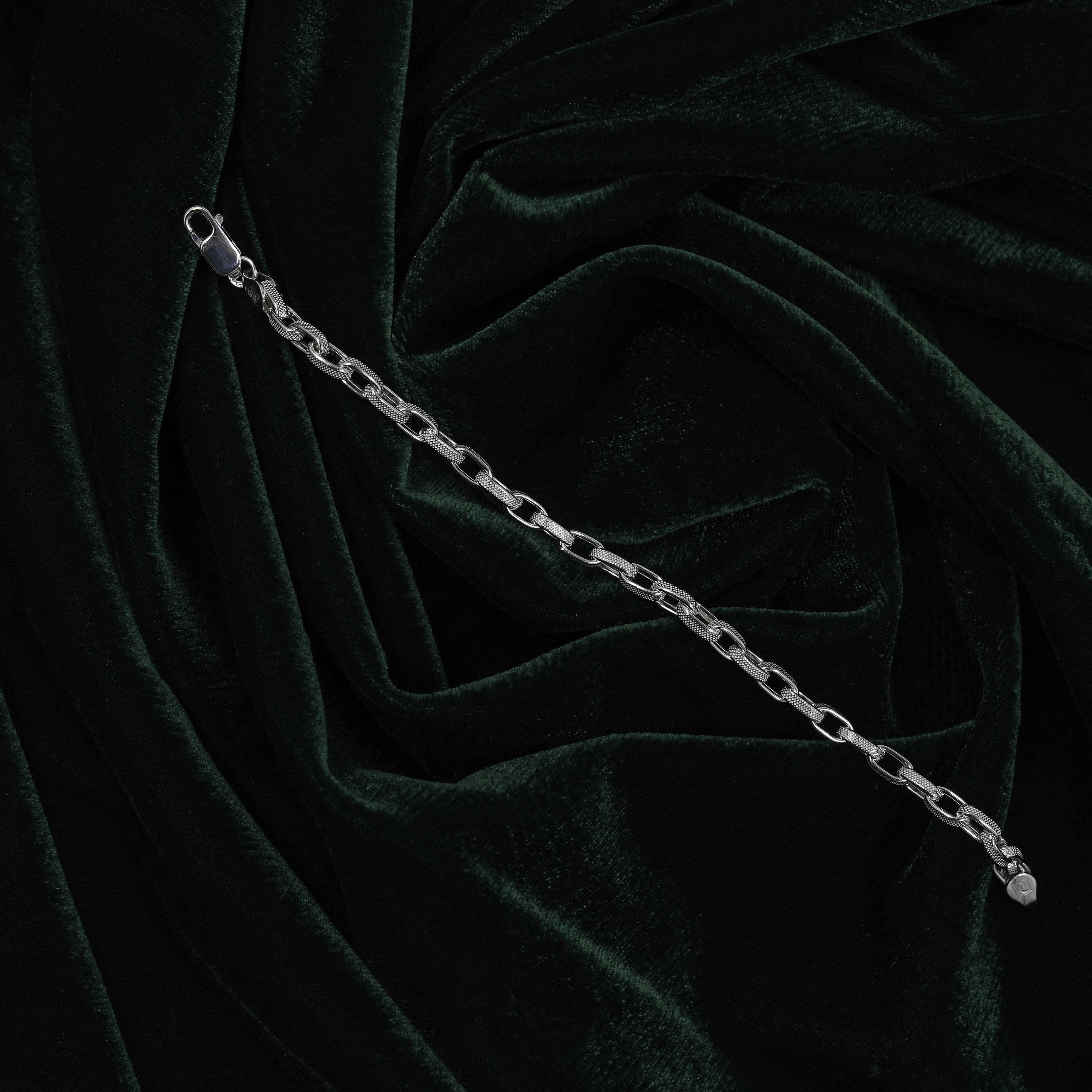 Raag Silver Jewellery - Elegant Silver Fine Link Chain Bracelet
