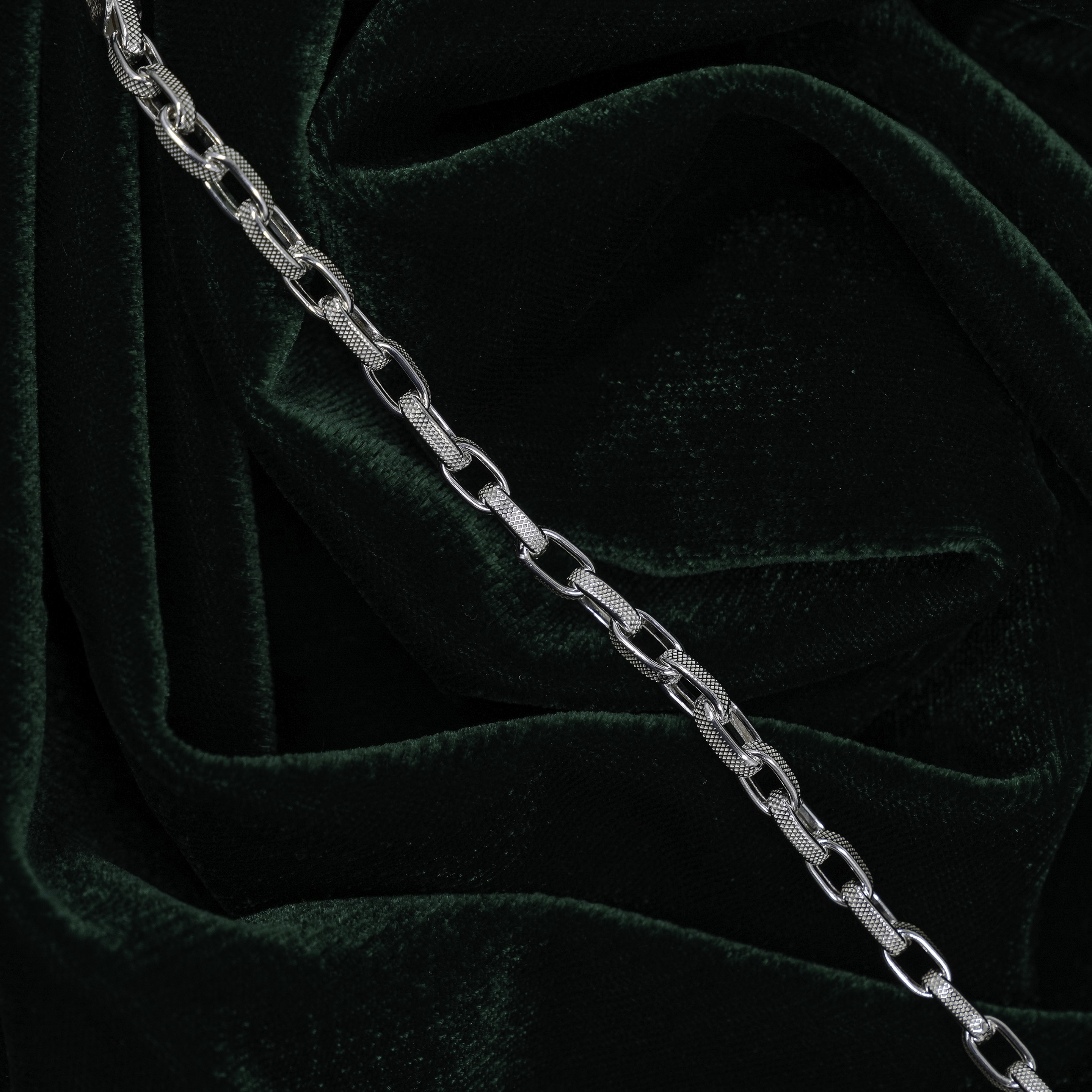 Raag Silver Jewellery - Elegant Silver Fine Link Chain Bracelet