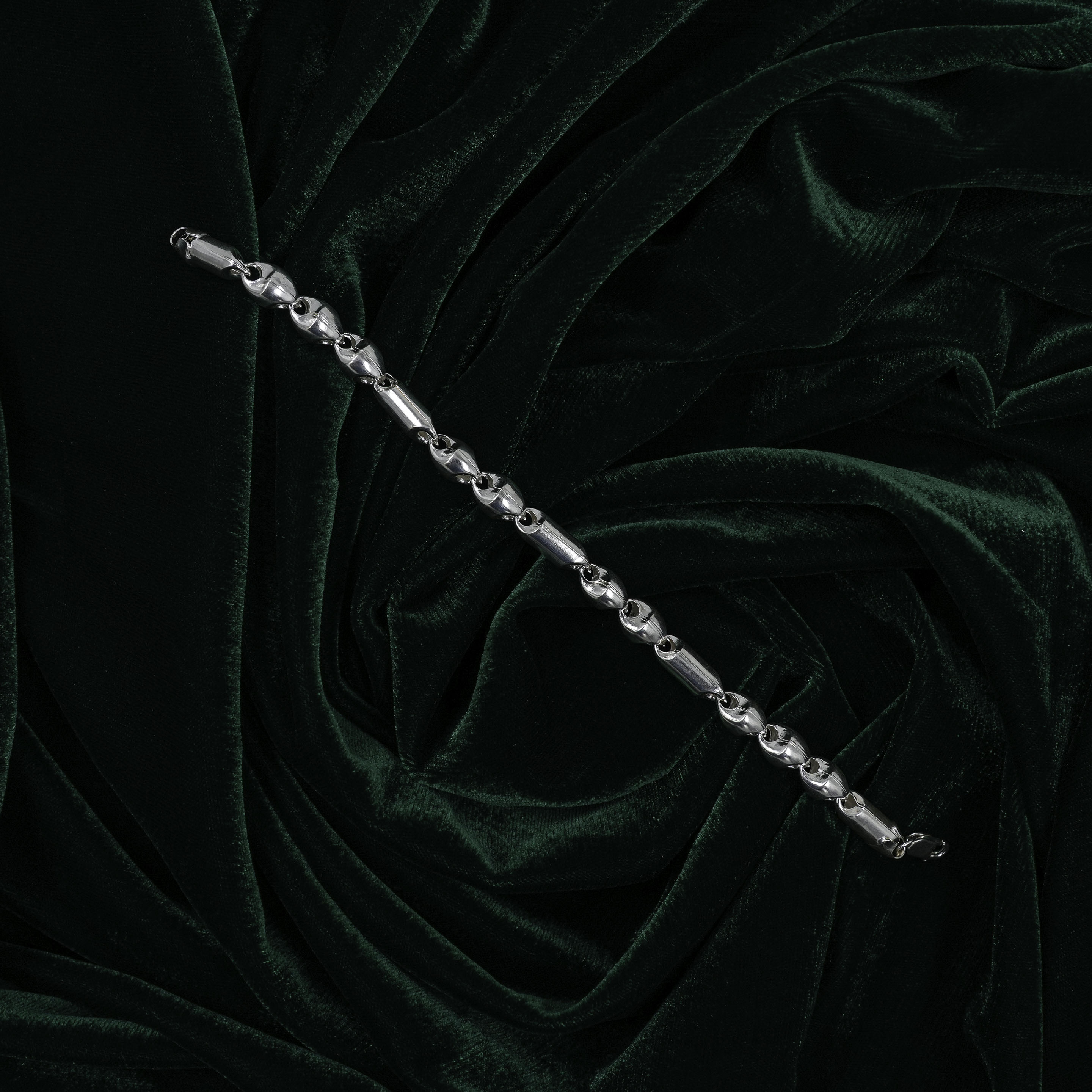 Raag Silver Jewellery - Elegant Silver Metal Chain Bracelet Piece