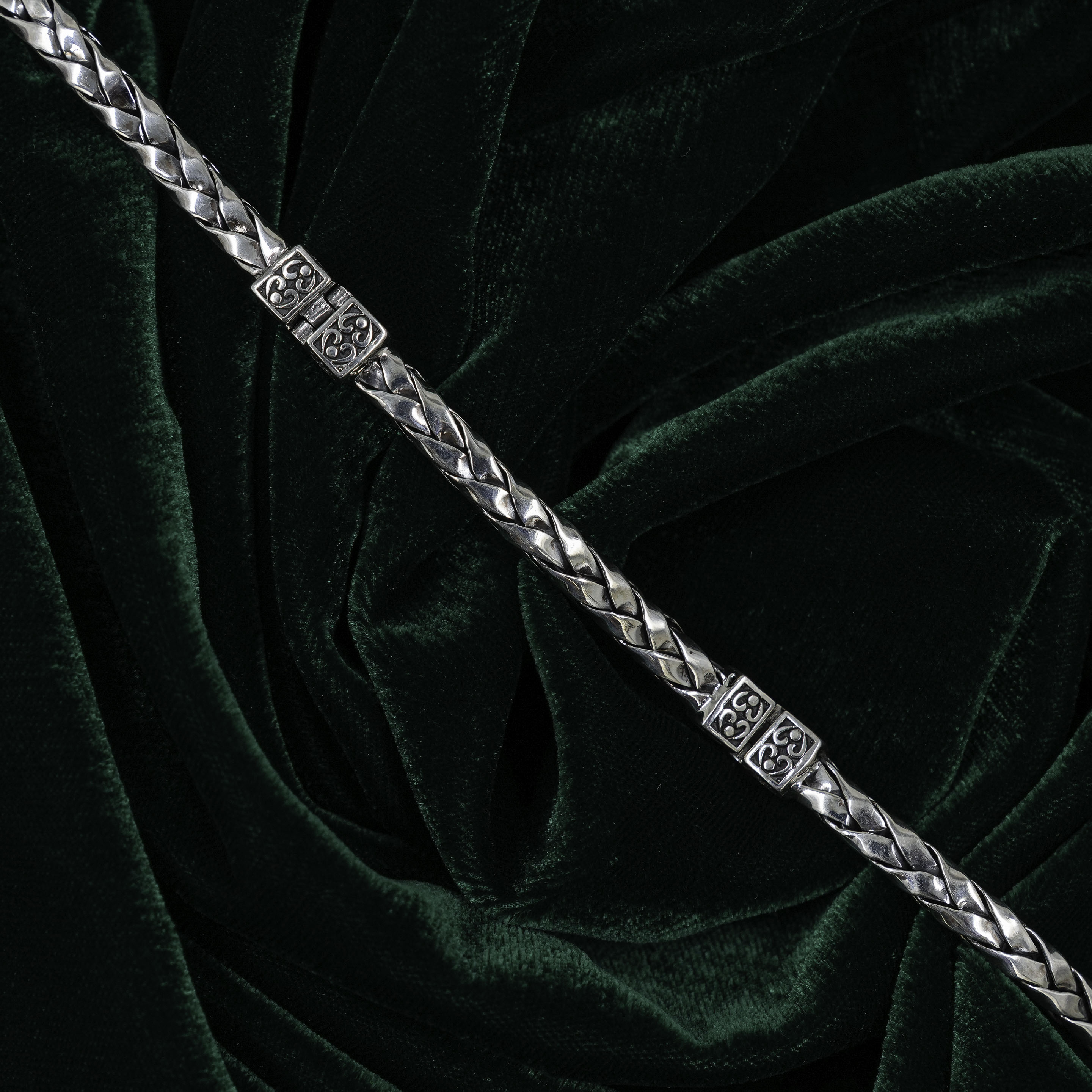 Raag Silver Jewellery - Elegant Silver Braided Bracelet Accessory Stylish